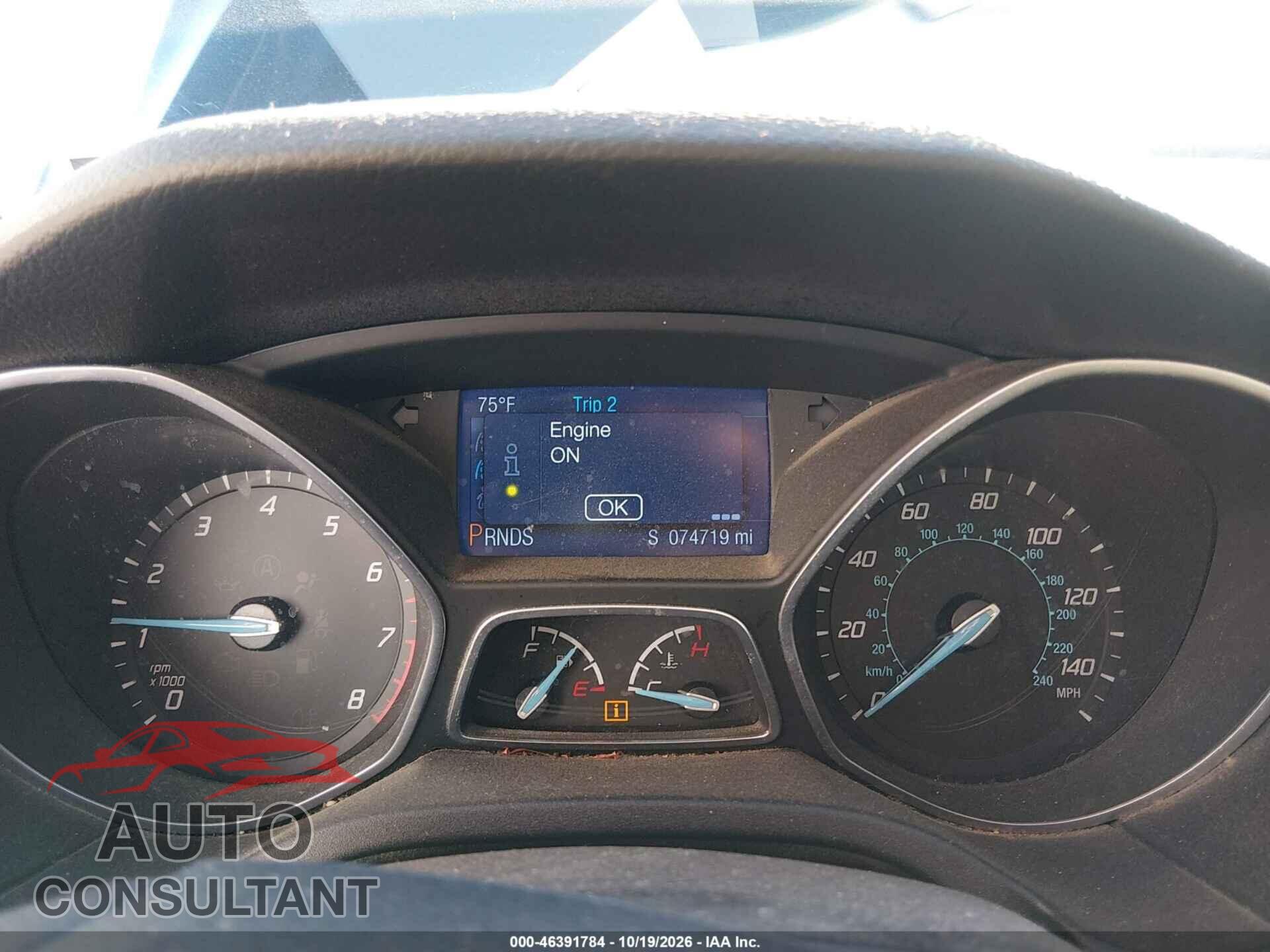 FORD FOCUS 2014 - 1FADP3K27EL250716