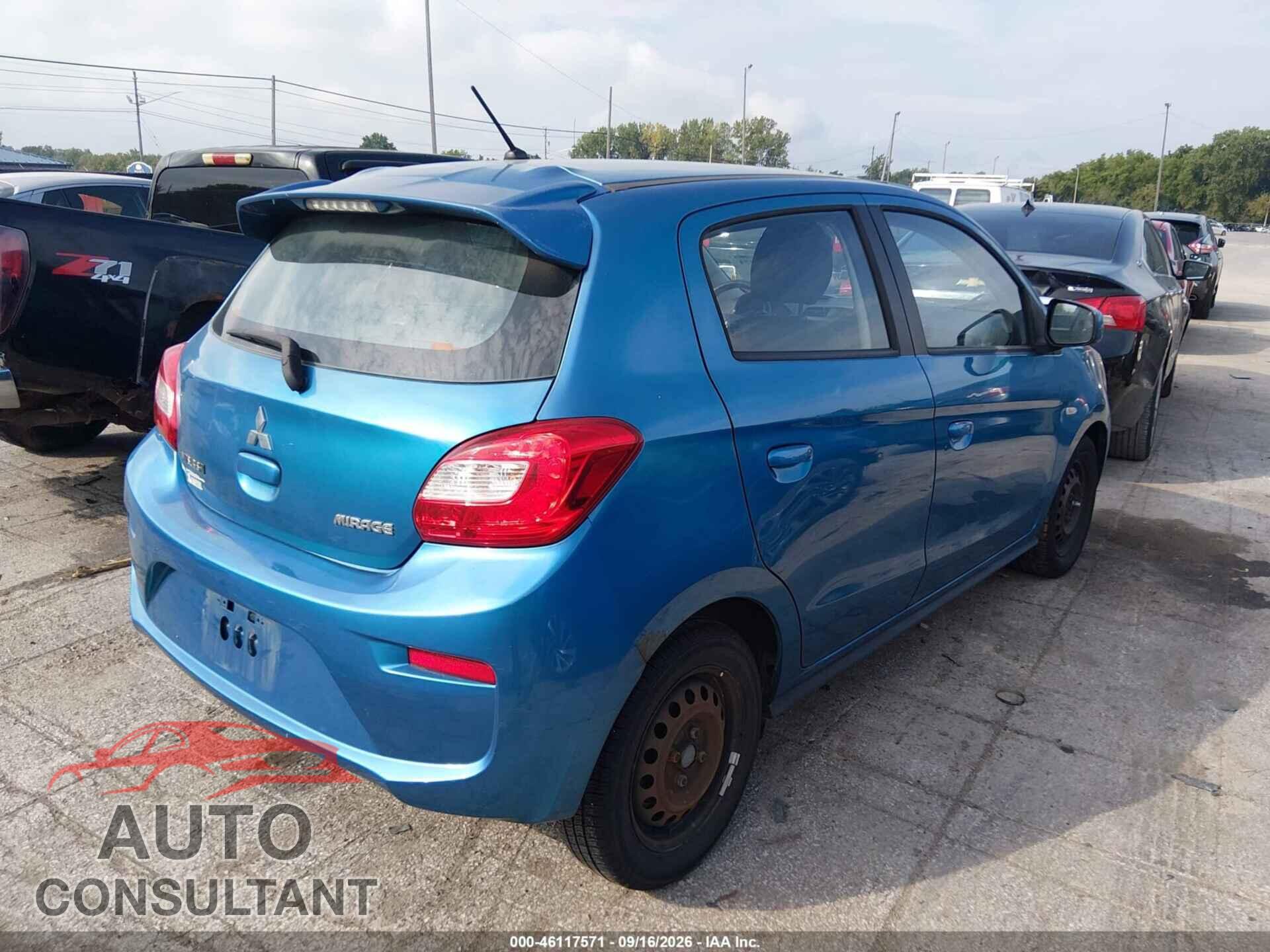 MITSUBISHI MIRAGE 2017 - ML32A3HJ7HH009704