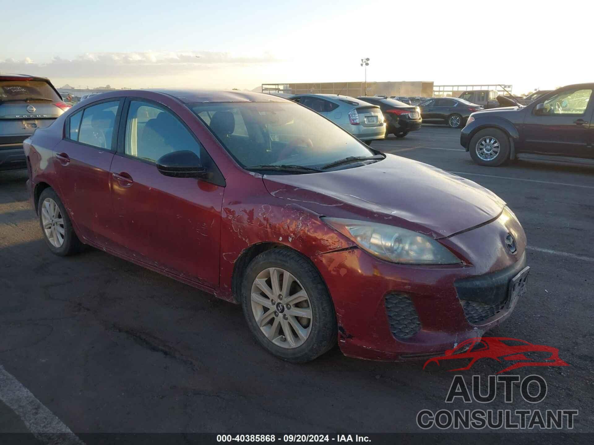 MAZDA MAZDA3 2012 - JM1BL1UG1C1580614