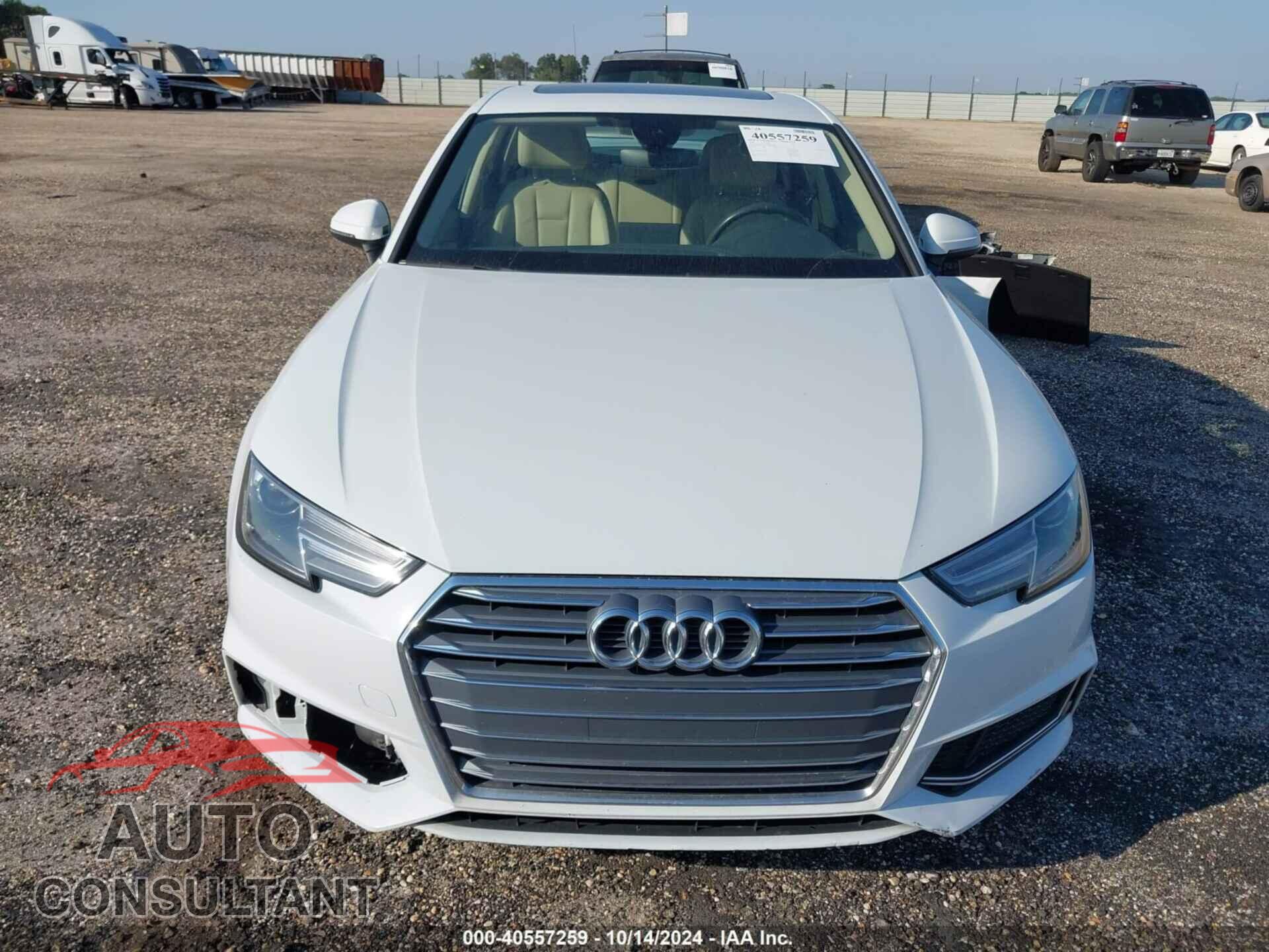 AUDI A4 2019 - WAUGMAF43KN001200