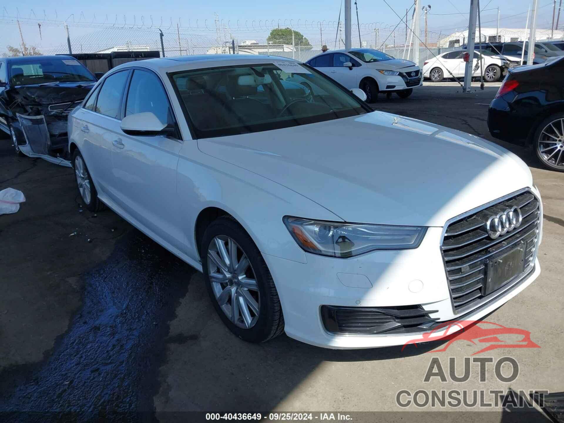 AUDI A6 2016 - WAUDFAFC1GN073556