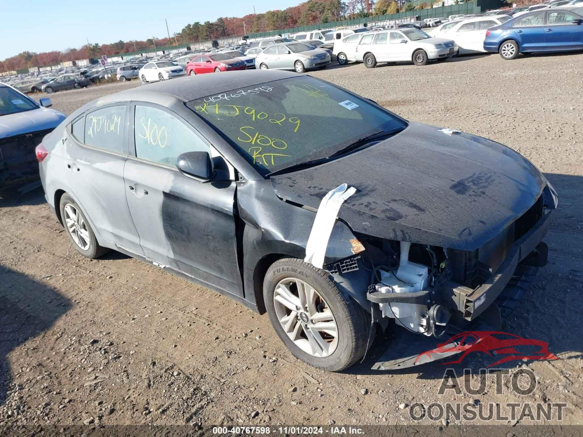 HYUNDAI ELANTRA 2020 - 5NPD84LF6LH553888