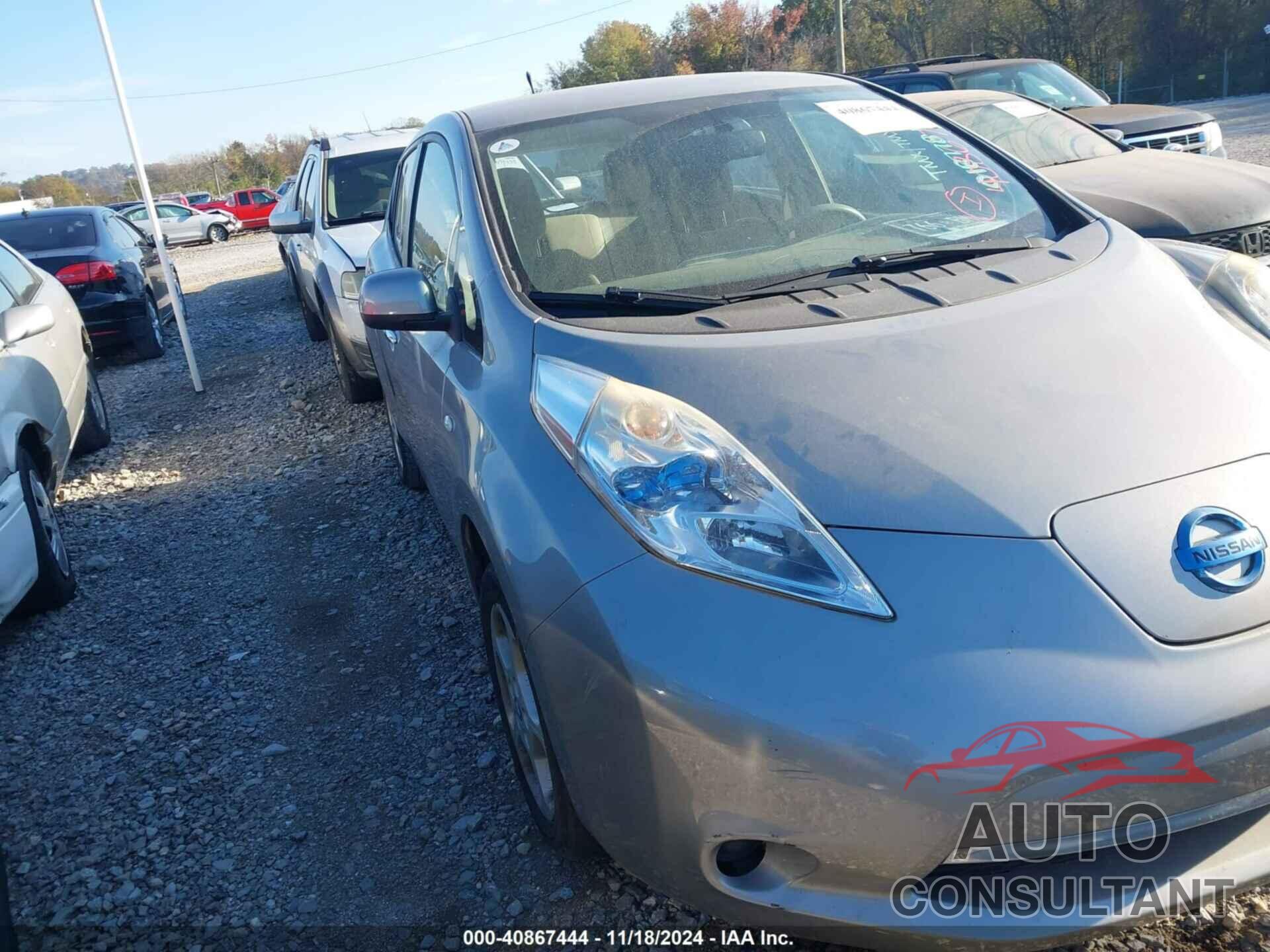 NISSAN LEAF 2012 - JN1AZ0CP9CT018778