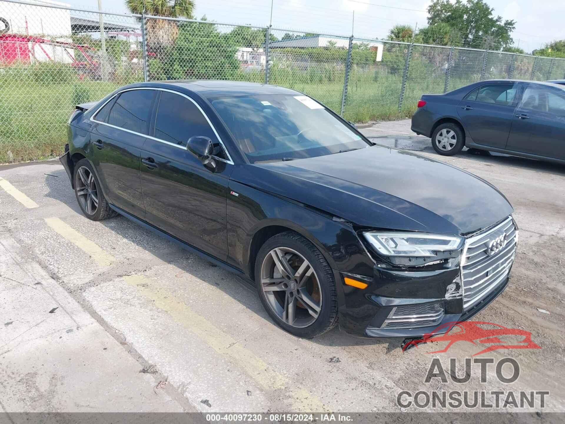 AUDI A4 2017 - WAUENAF45HN048483