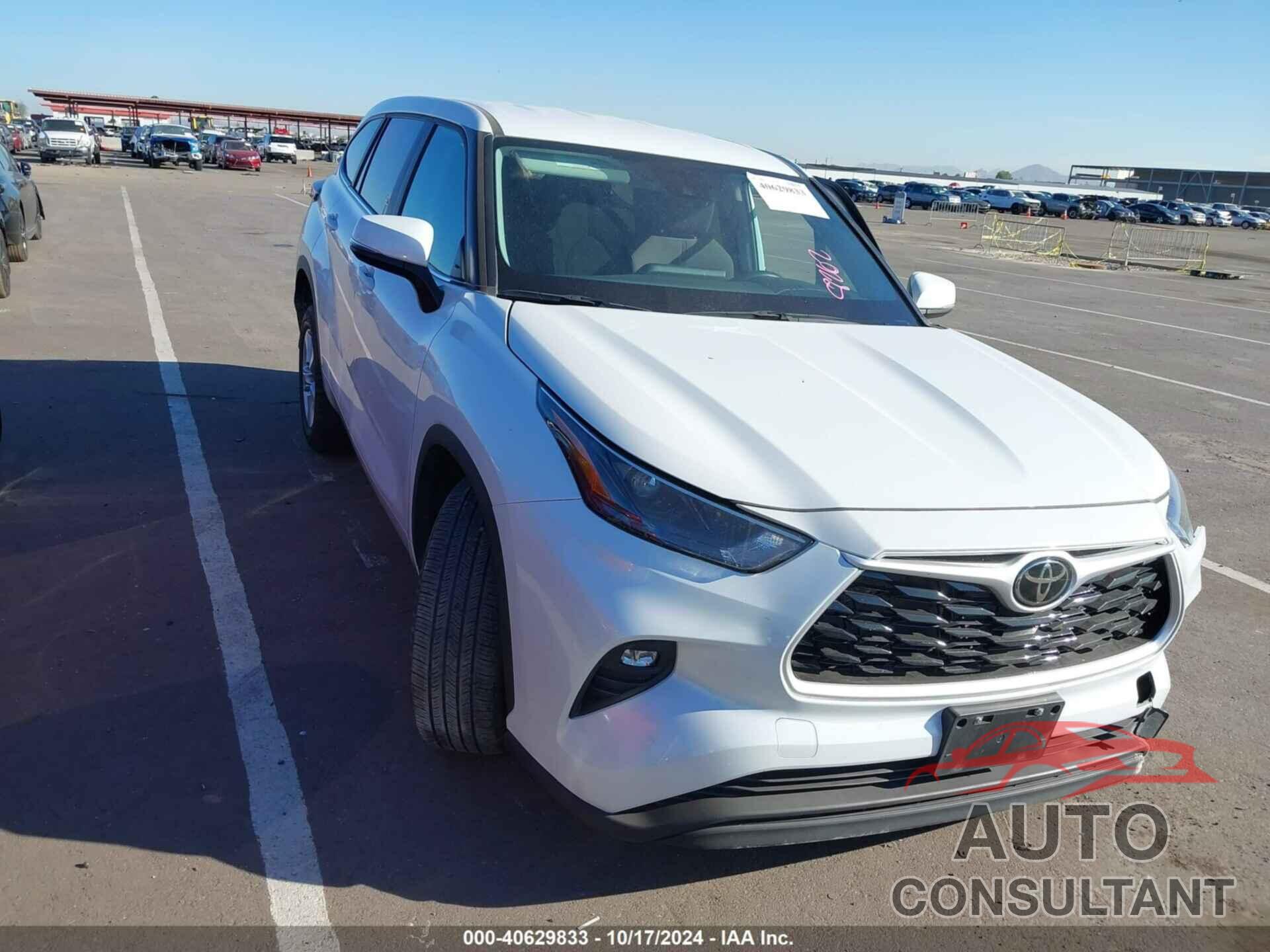 TOYOTA HIGHLANDER 2023 - 5TDKDRAH8PS047872