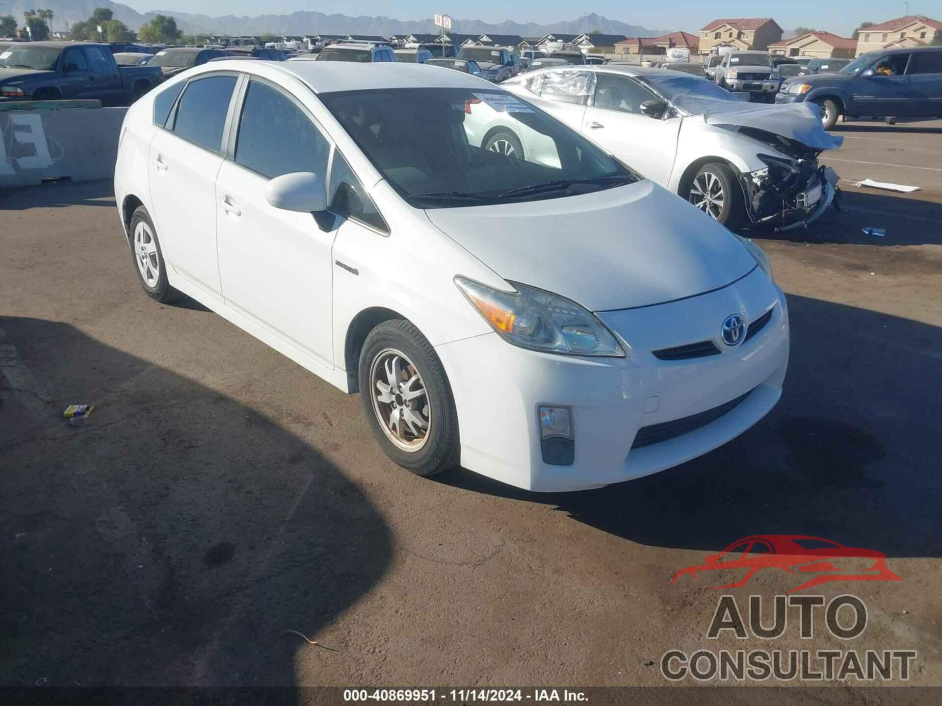 TOYOTA PRIUS 2010 - JTDKN3DU3A0213020