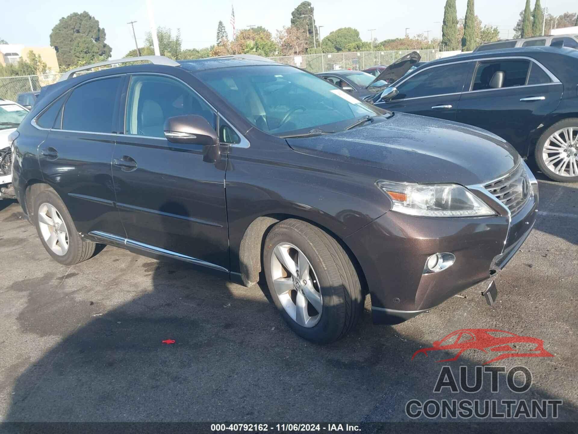 LEXUS RX 350 2013 - 2T2BK1BA3DC155308