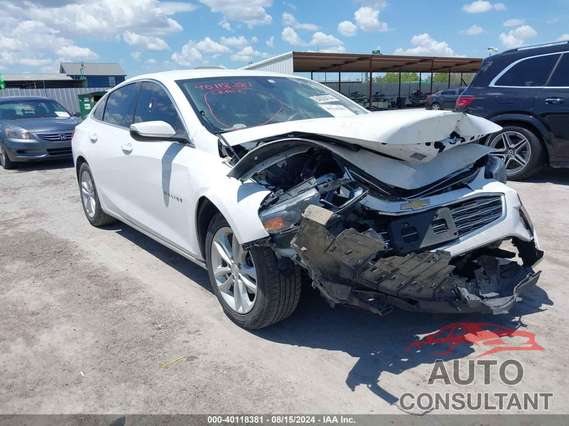 CHEVROLET MALIBU 2018 - 1G1ZD5ST5JF146921