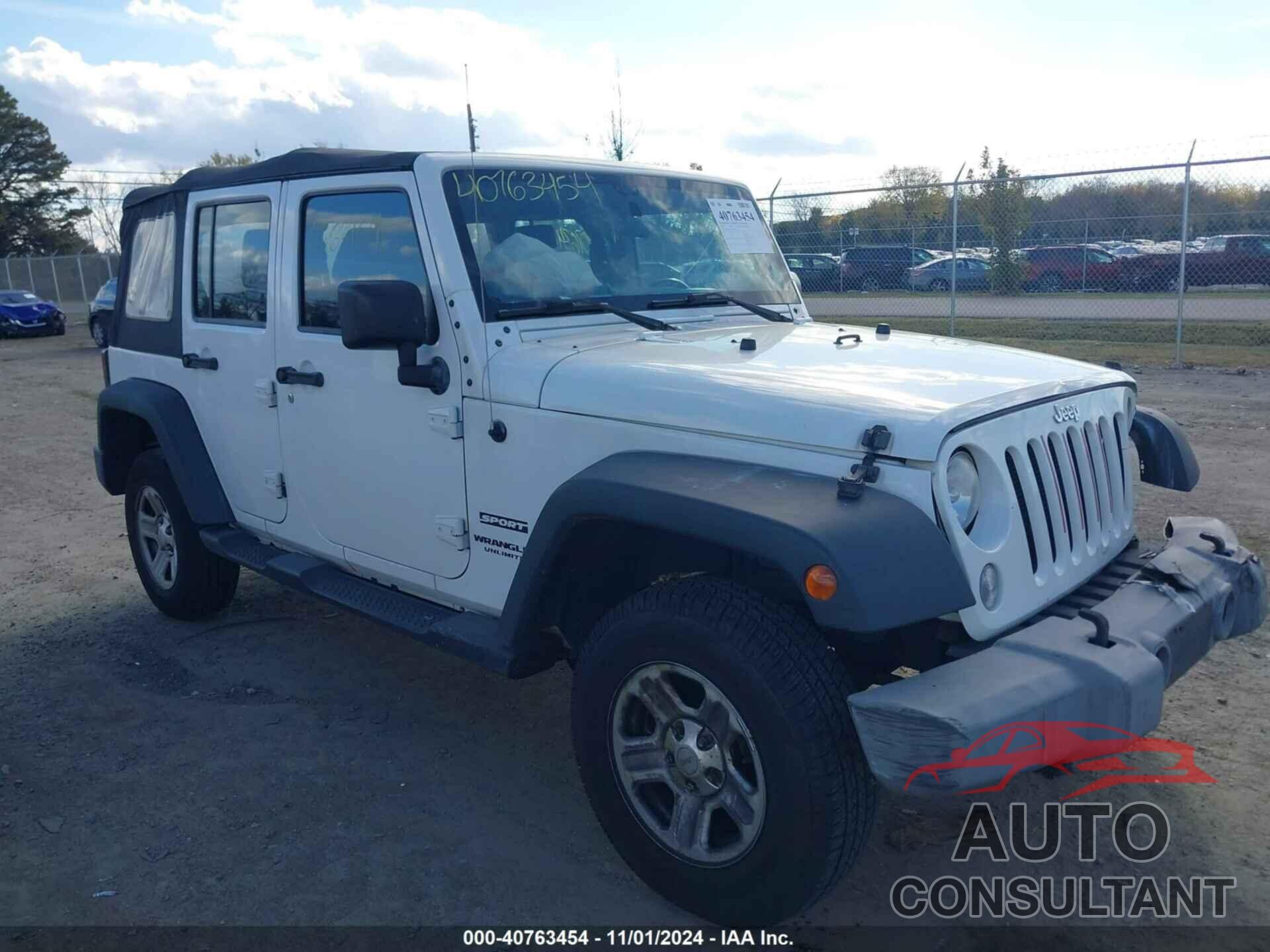 JEEP WRANGLER UNLIMITED 2014 - 1C4BJWDG7EL309695