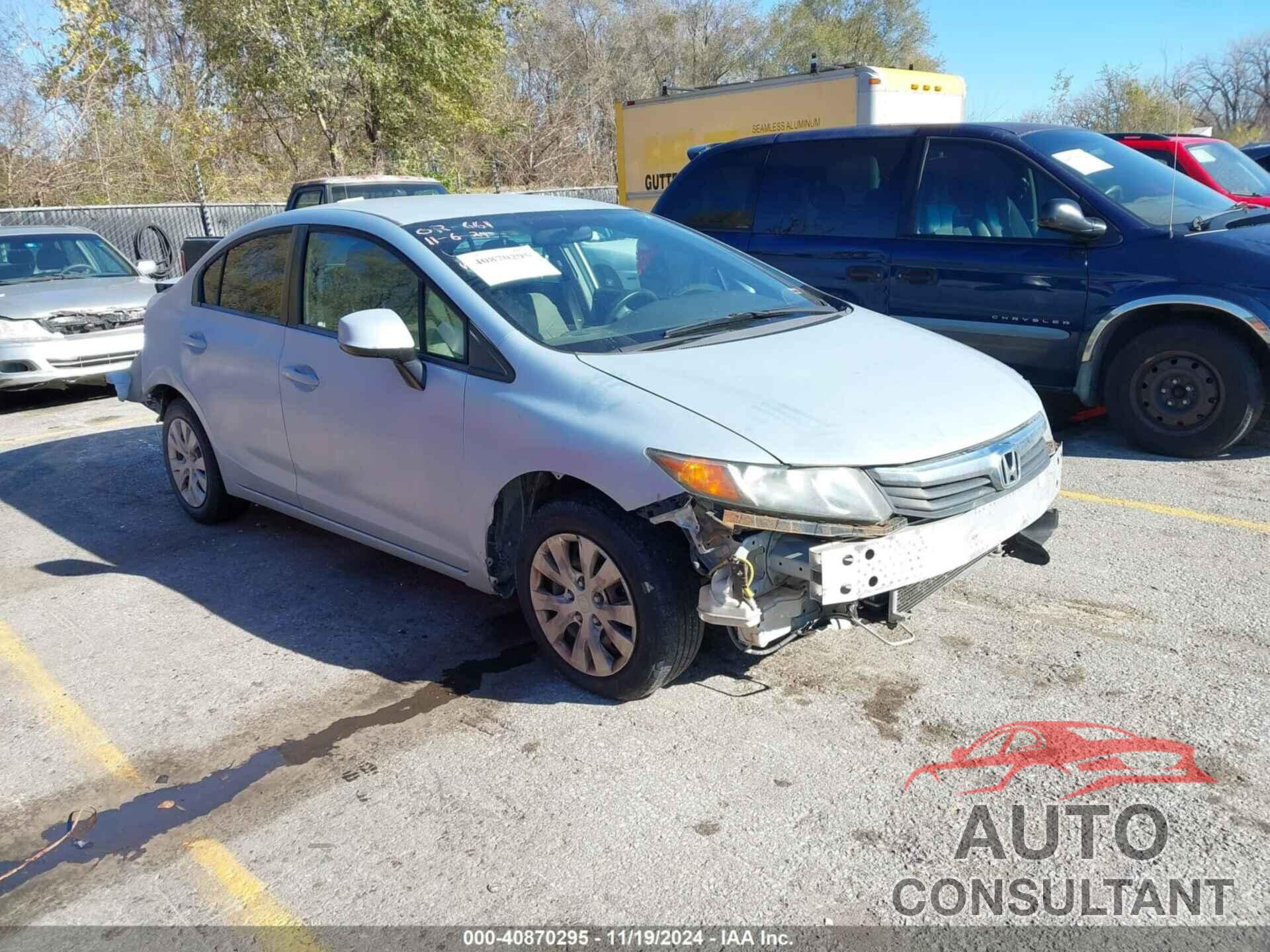 HONDA CIVIC 2012 - 19XFB2F52CE303215
