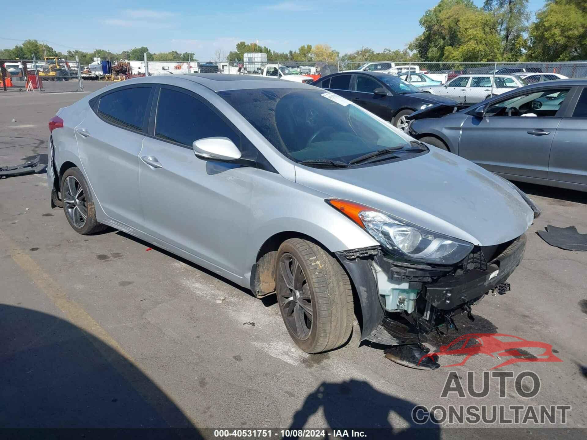 HYUNDAI ELANTRA 2013 - 5NPDH4AE0DH333786