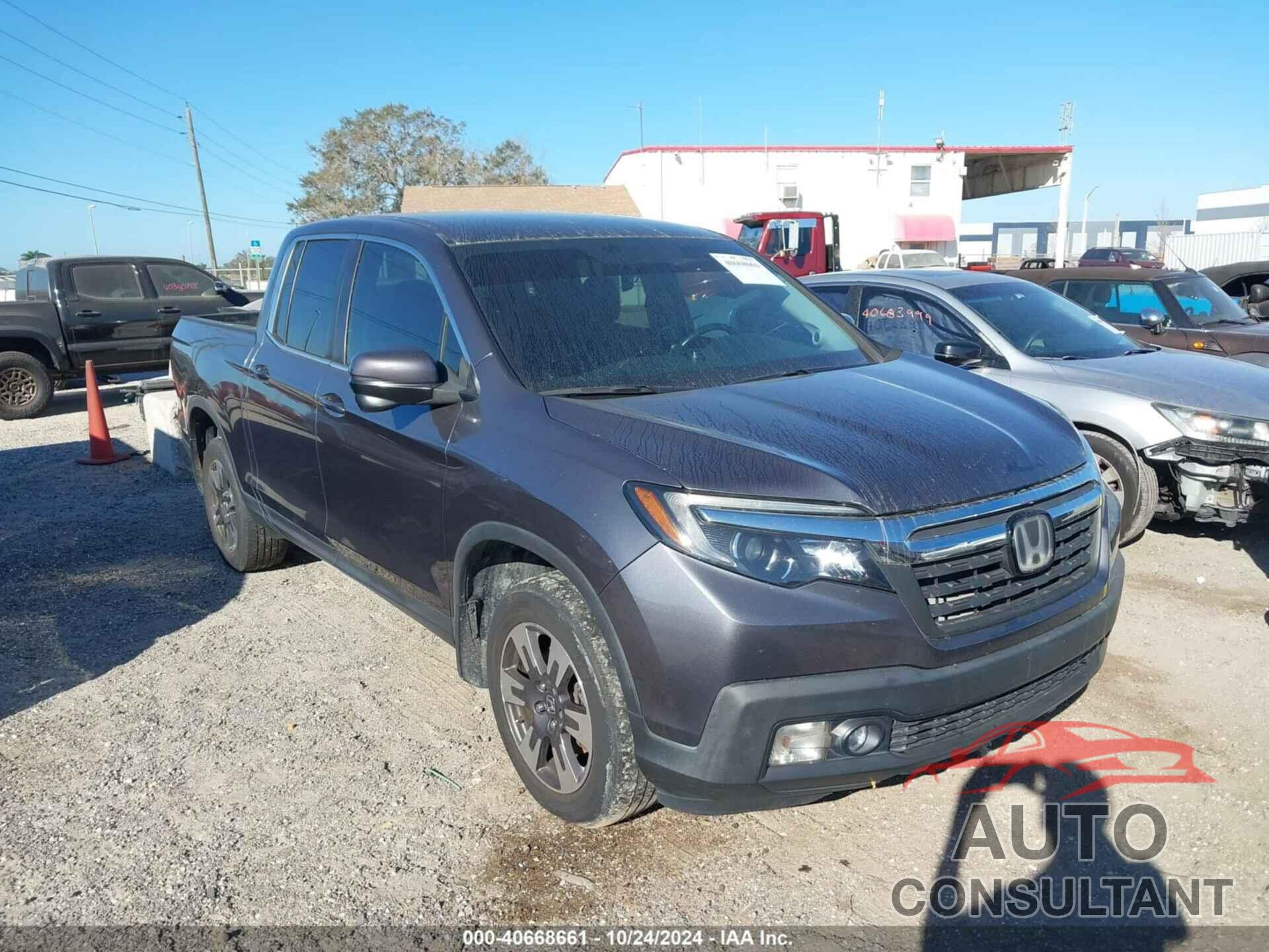 HONDA RIDGELINE 2017 - 5FPYK3F6XHB034798