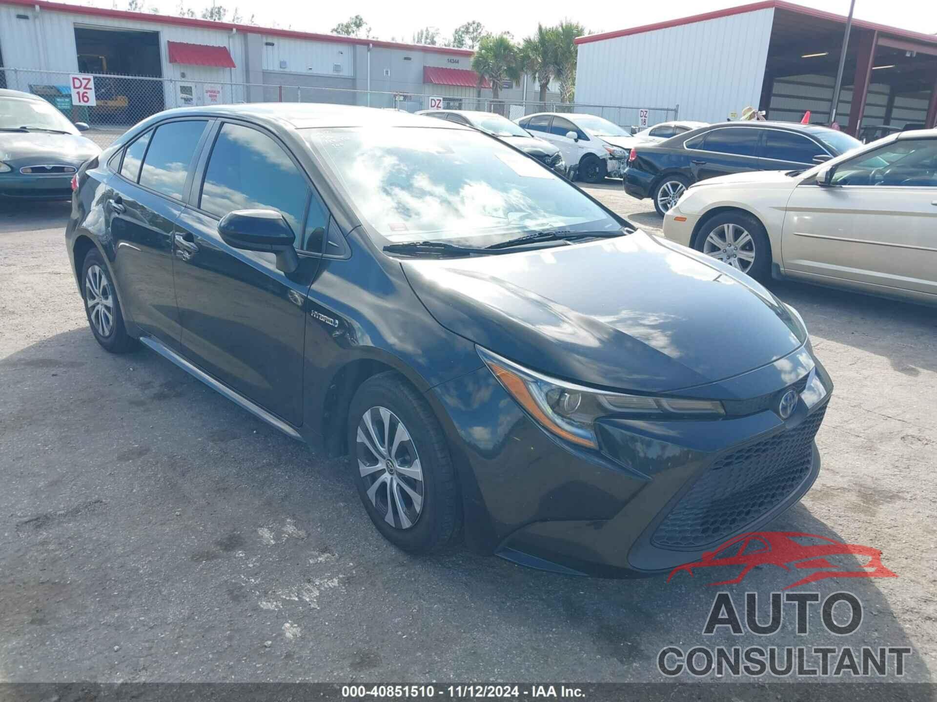 TOYOTA COROLLA 2021 - JTDEAMDE2MJ011016