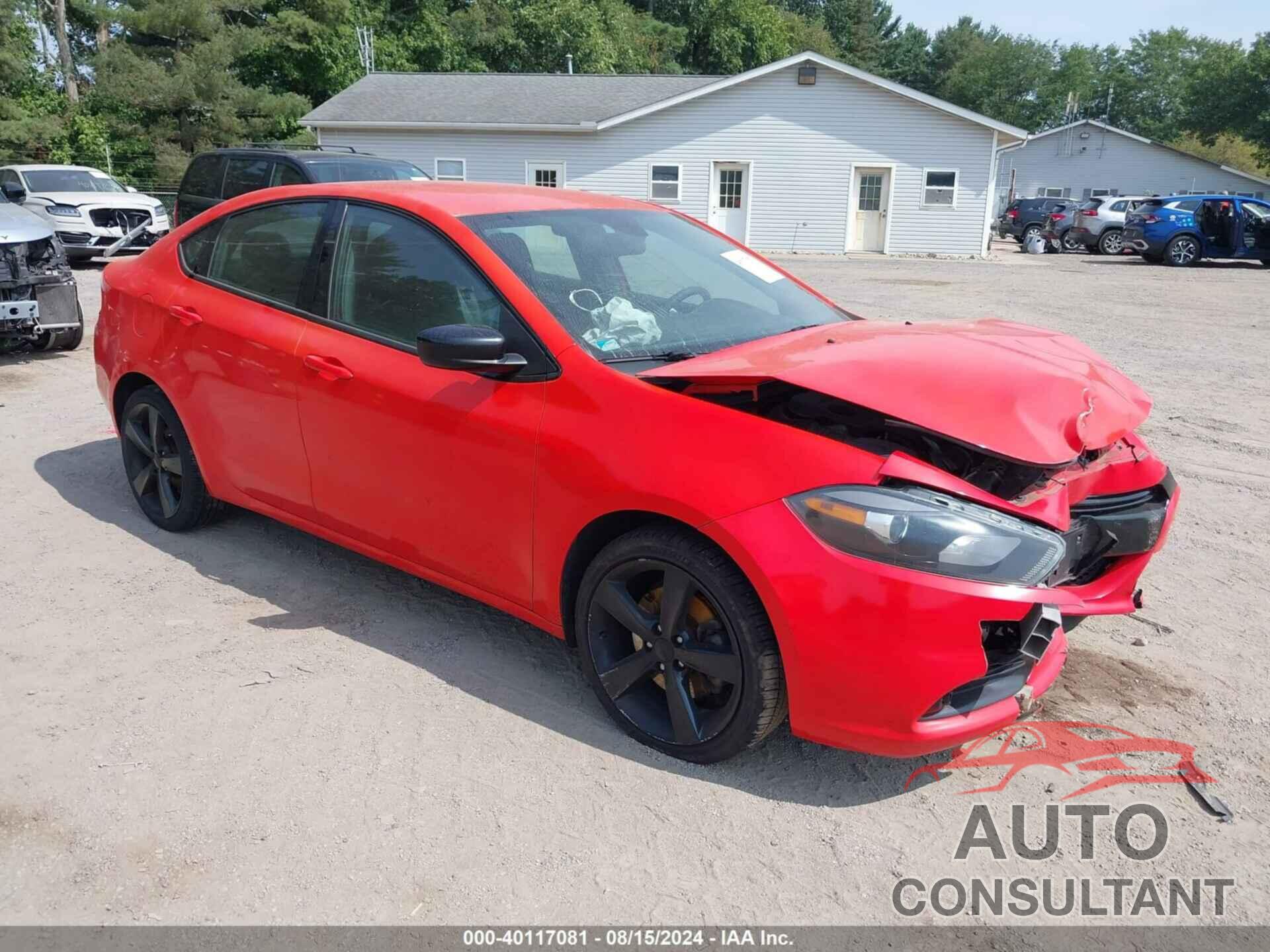 DODGE DART 2016 - 1C3CDFBB8GD653153