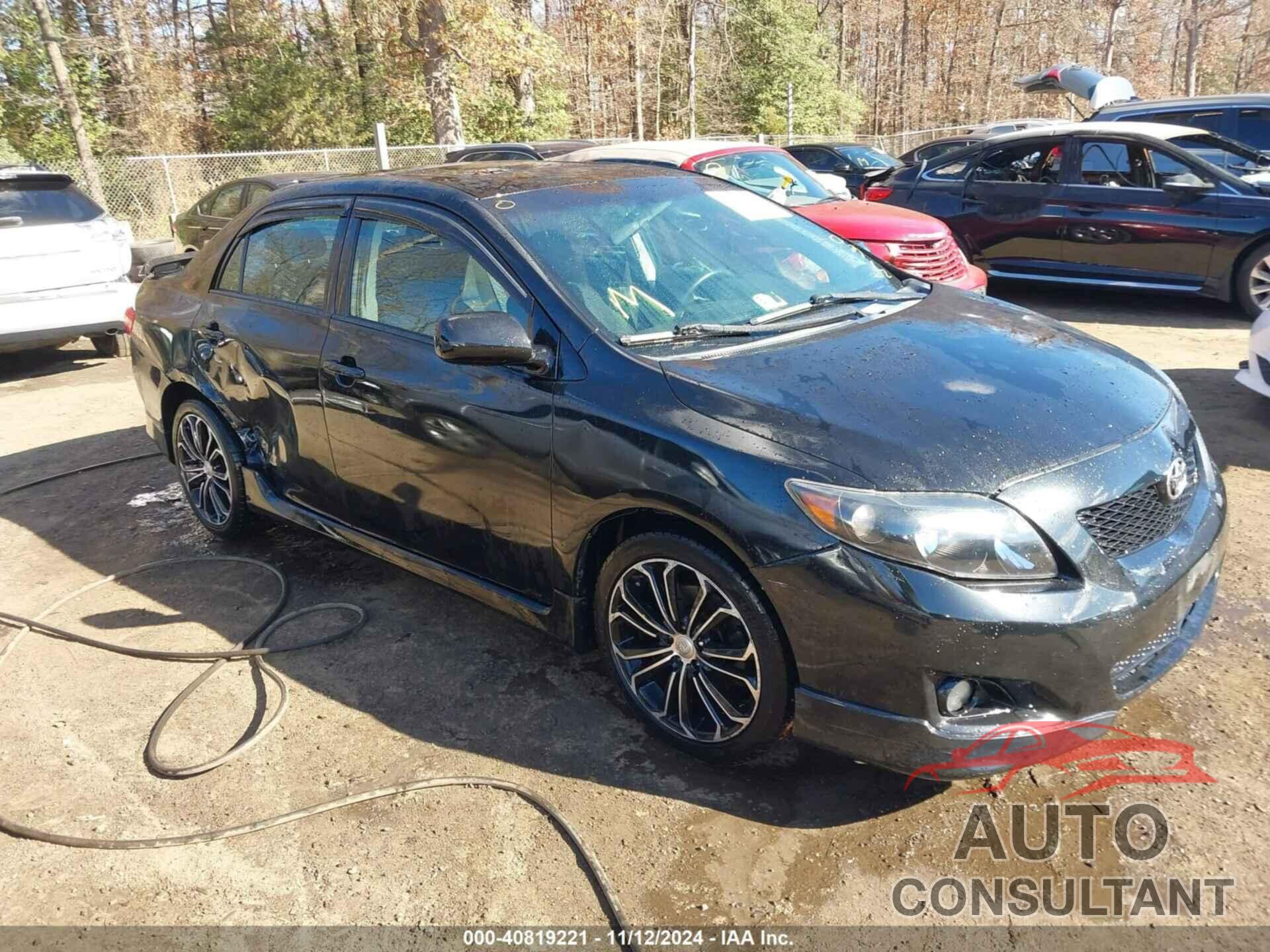 TOYOTA COROLLA 2009 - 2T1BU40E29C108154