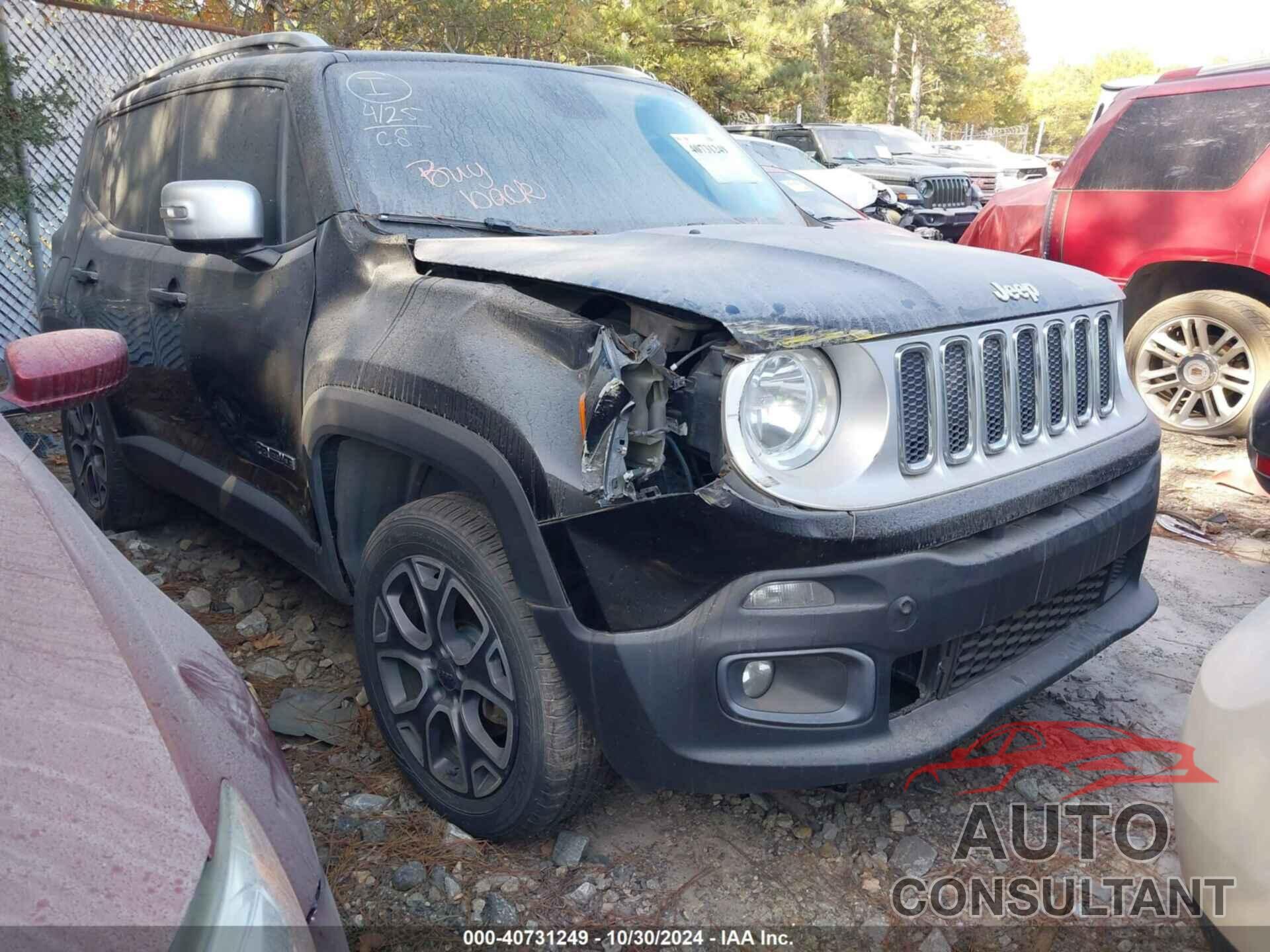 JEEP RENEGADE 2015 - ZACCJBDT6FPB41927