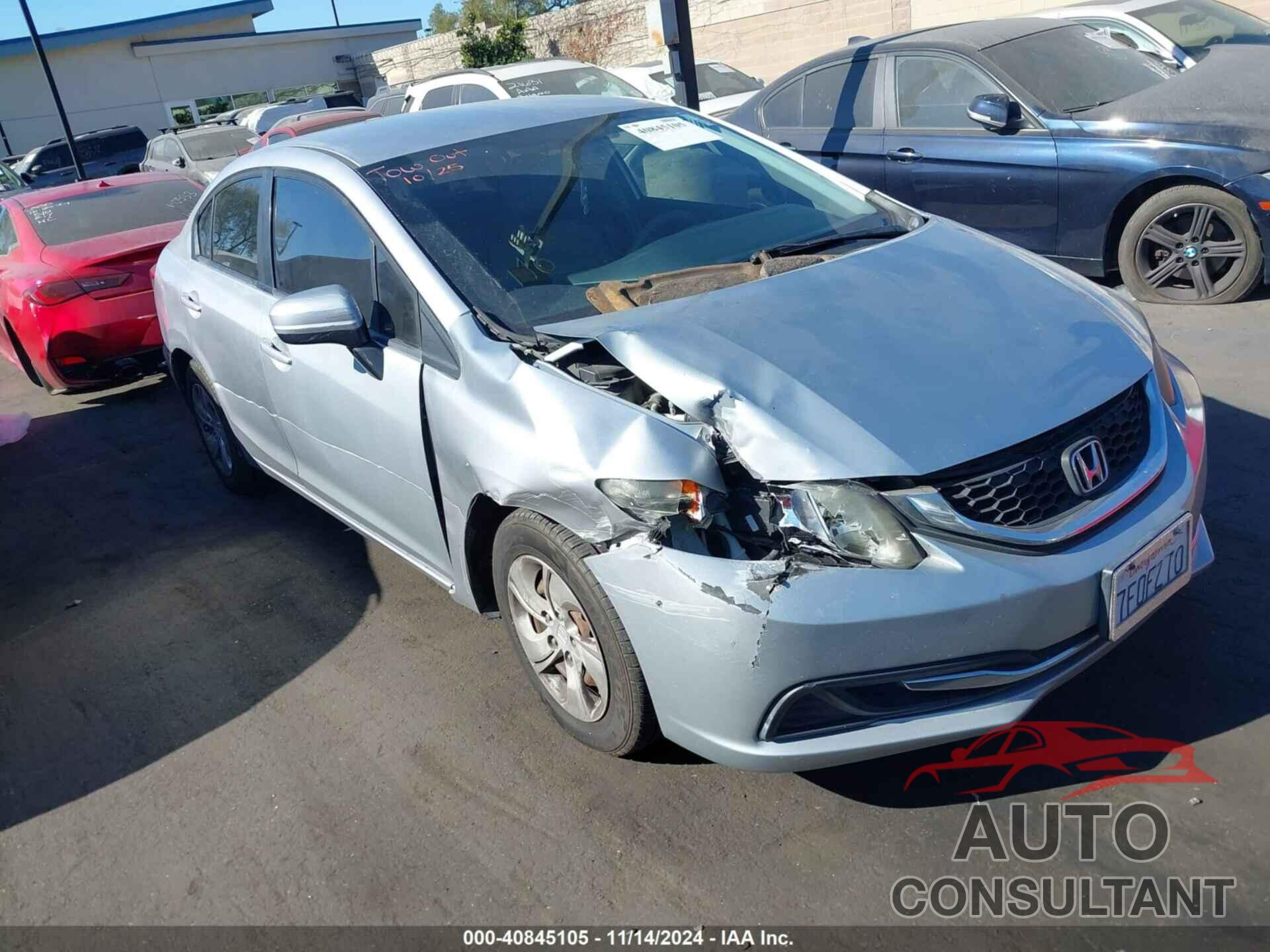HONDA CIVIC 2014 - 19XFB2F52EE222881