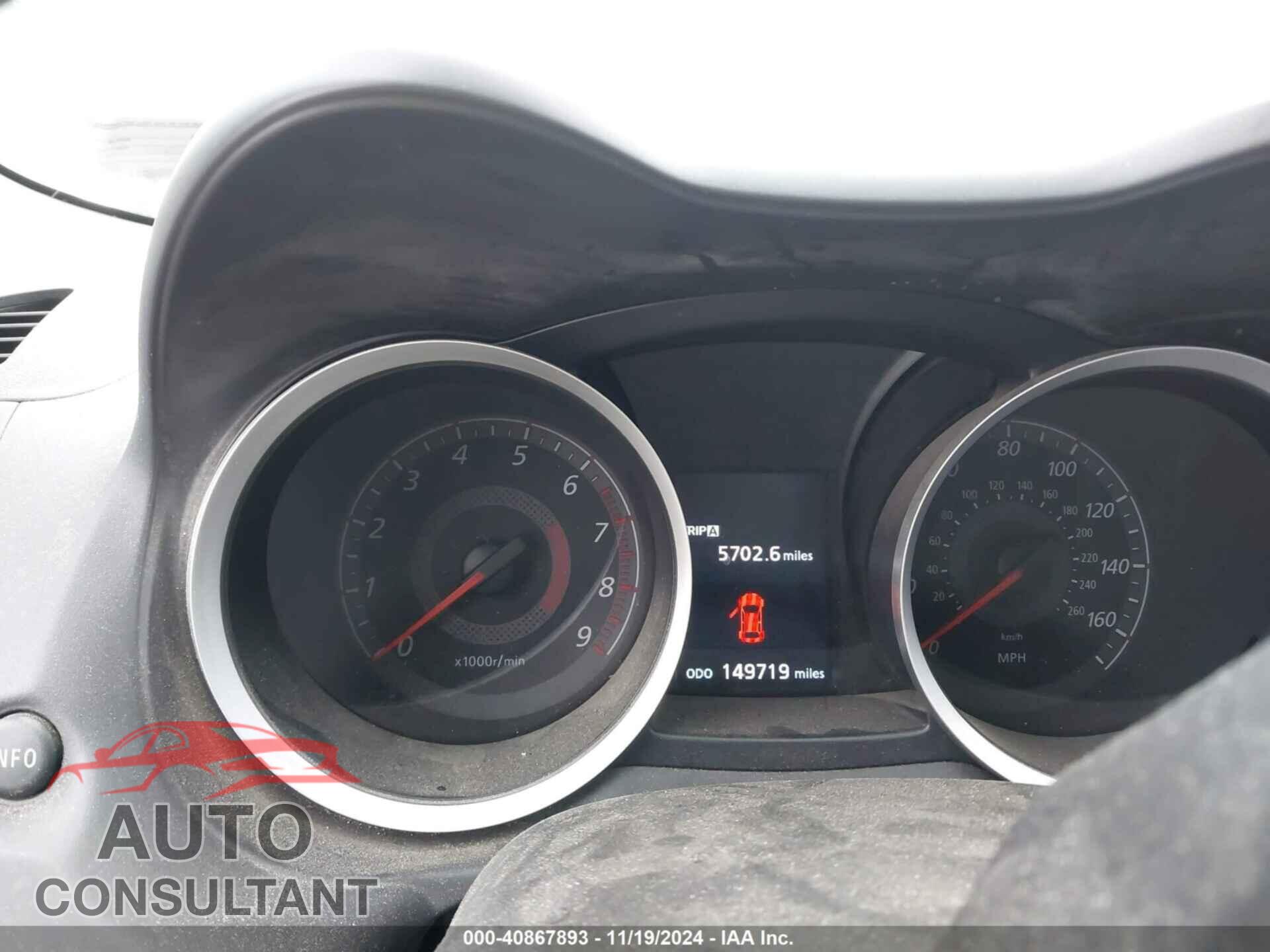 MITSUBISHI LANCER 2012 - JA32V6FV7CU018717