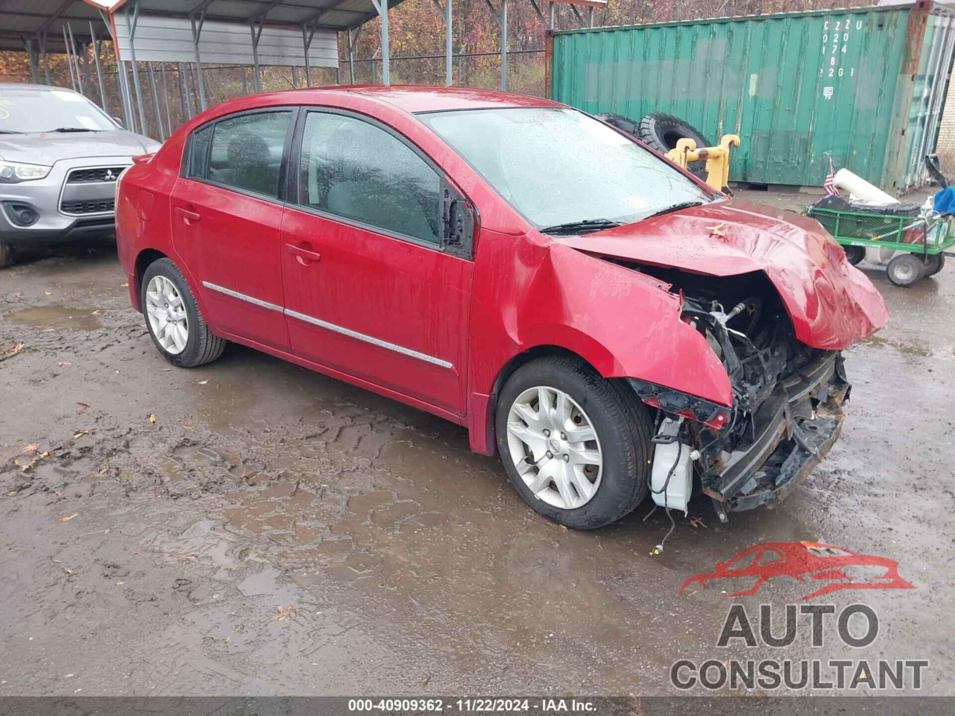 NISSAN SENTRA 2012 - 3N1AB6AP6CL765110