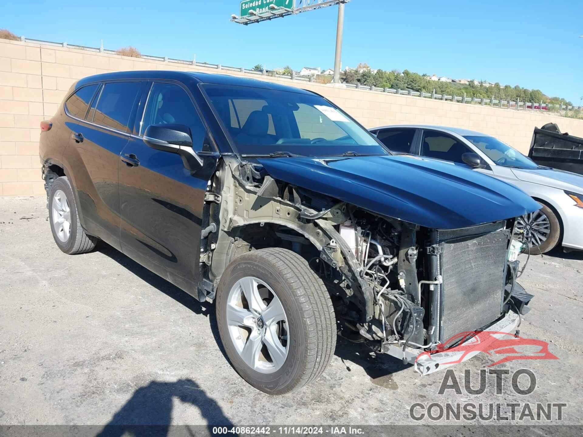 TOYOTA HIGHLANDER 2020 - 5TDCZRAH2LS509441