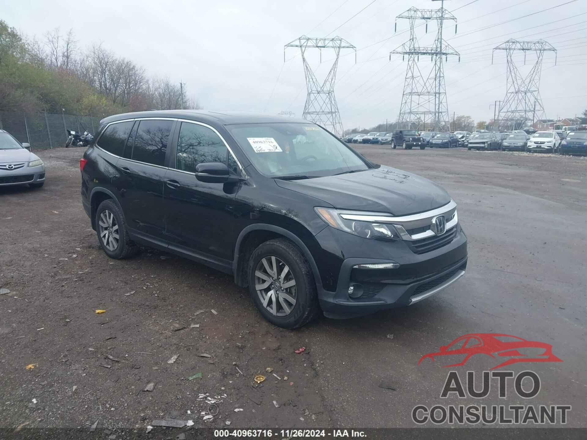 HONDA PILOT 2019 - 5FNYF6H59KB100252