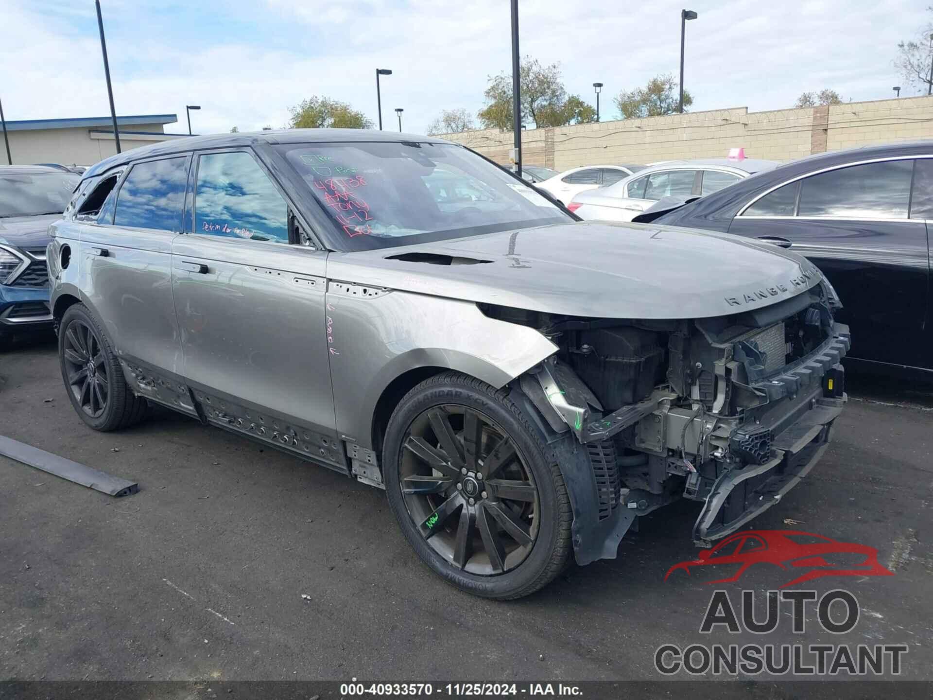 LAND ROVER RANGE ROVER VELAR 2018 - SALYM2RV7JA725942