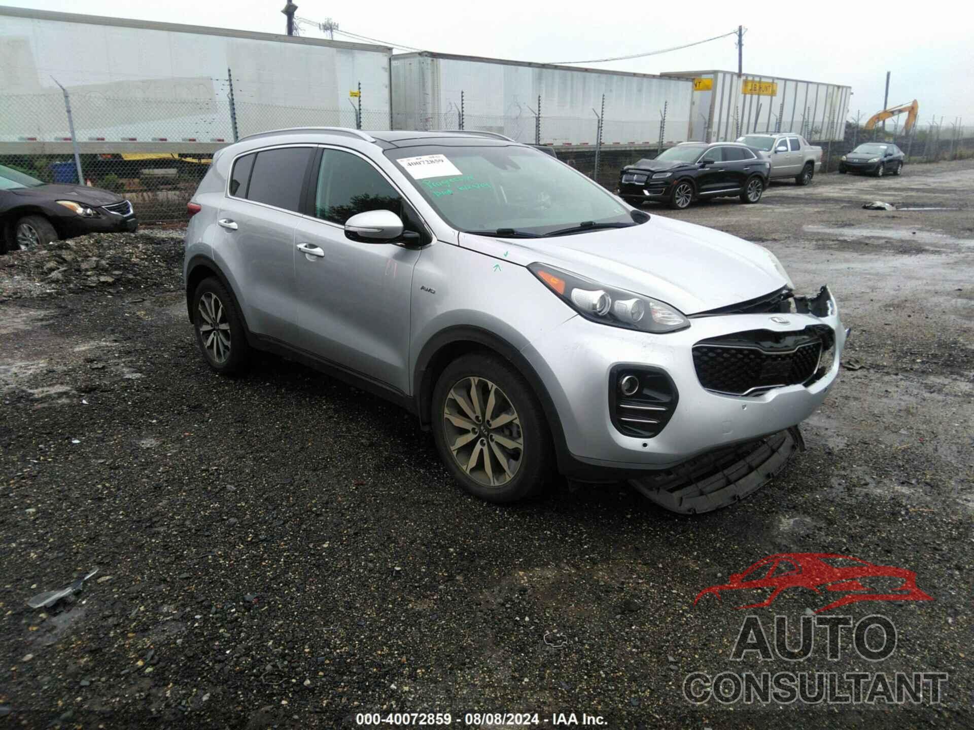 KIA SPORTAGE 2017 - KNDPNCAC9H7166448