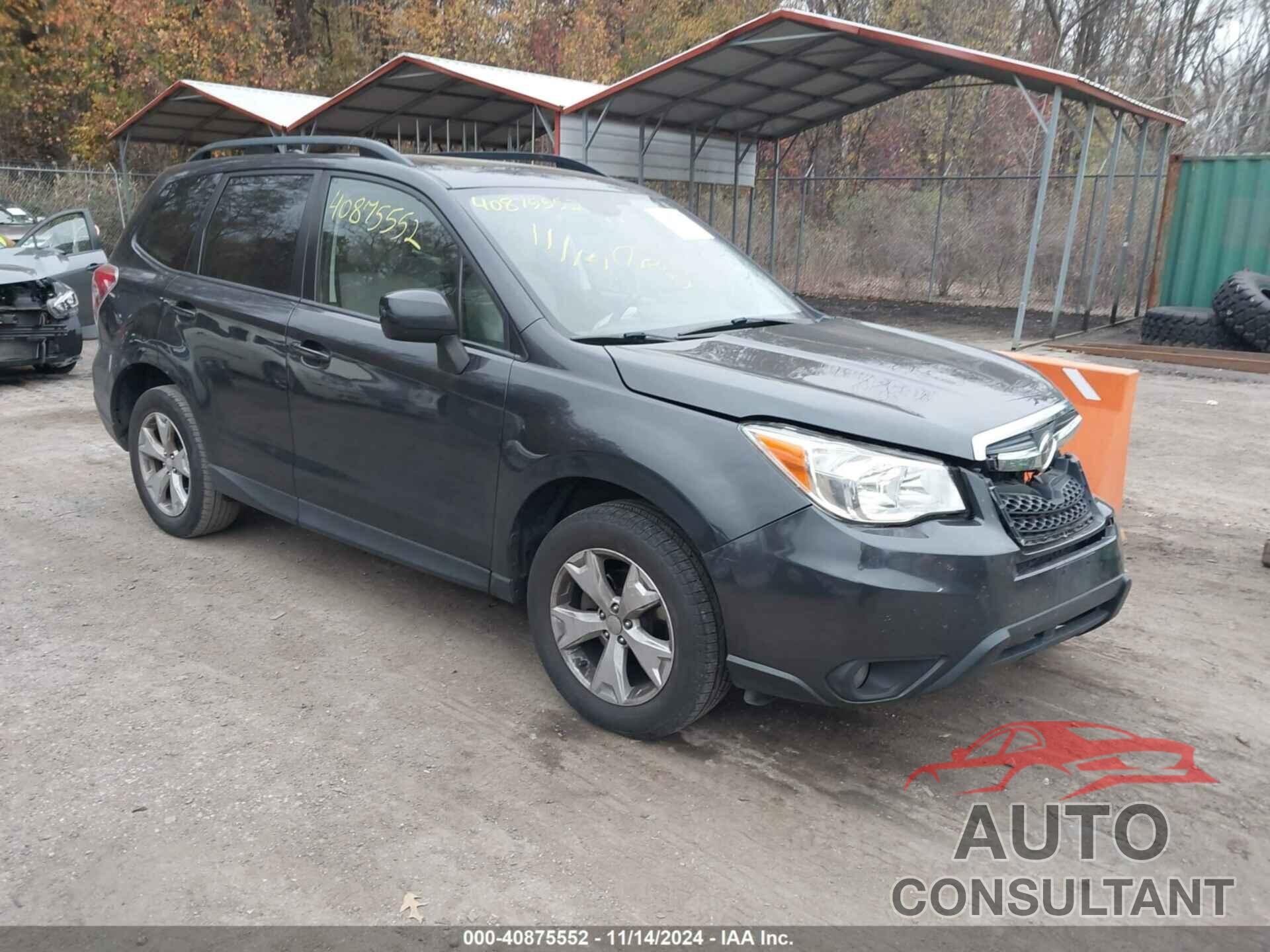 SUBARU FORESTER 2016 - JF2SJAGC1GH502248