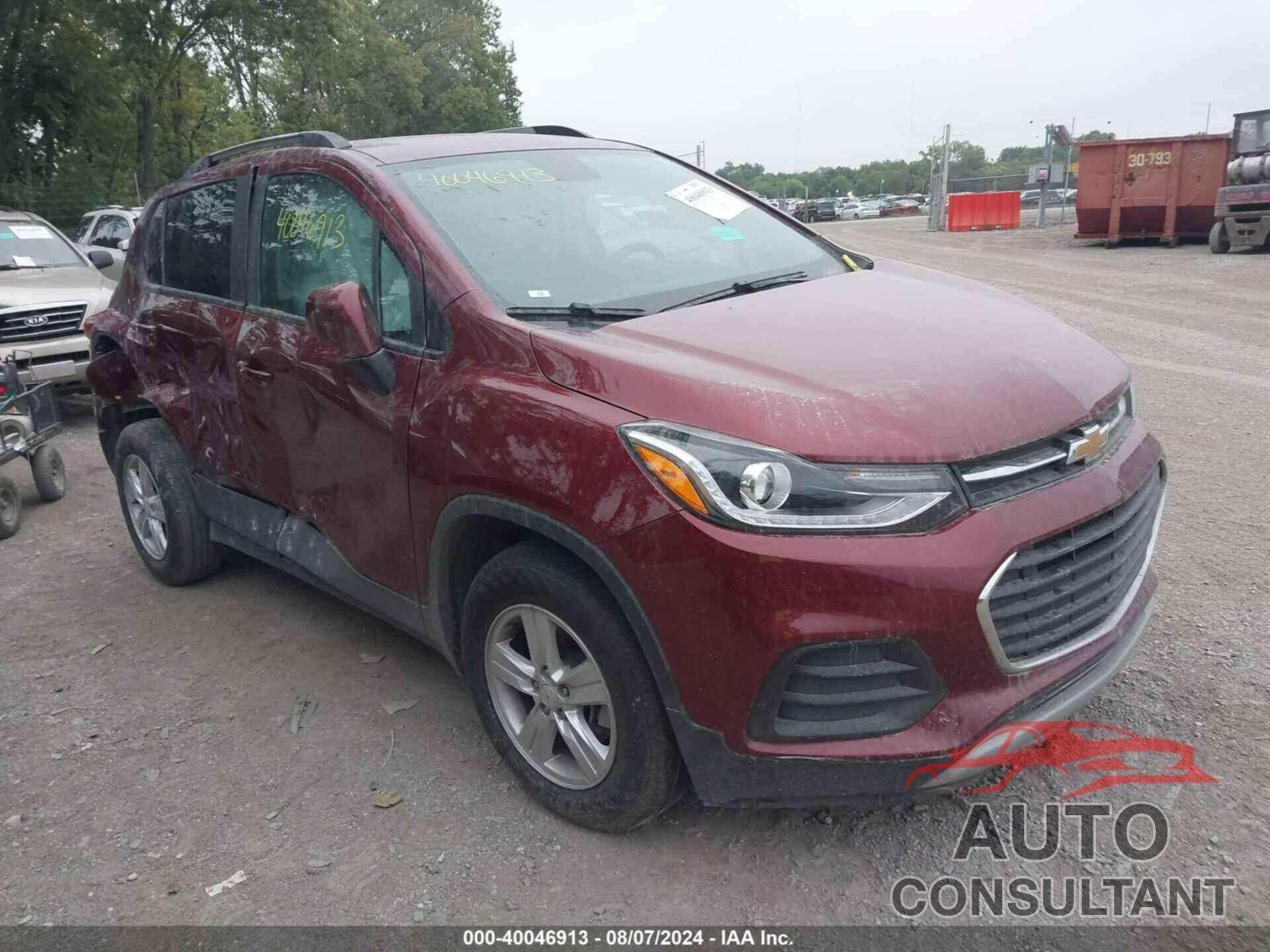 CHEVROLET TRAX 2022 - KL7CJLSM5NB568037