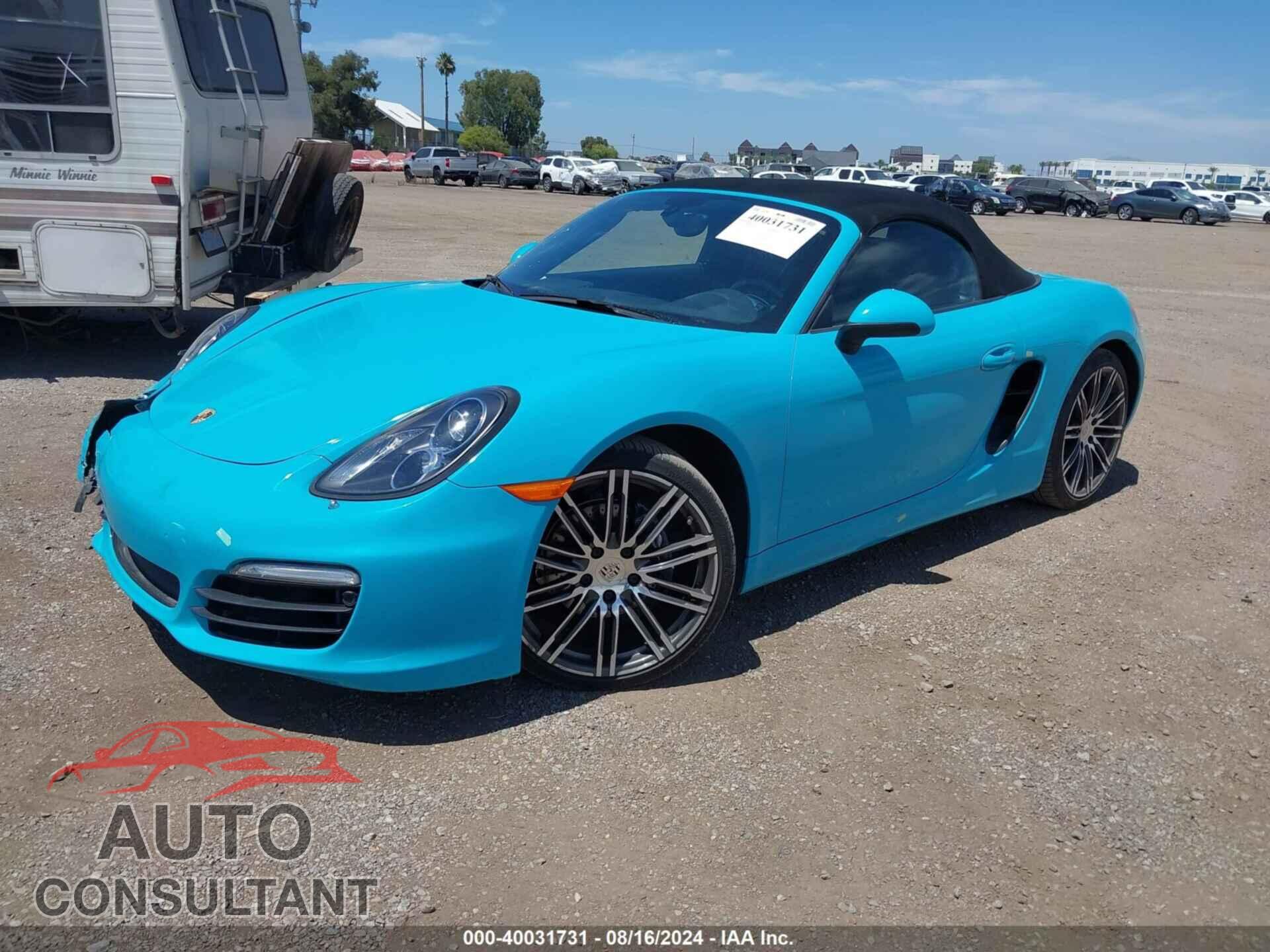 PORSCHE BOXSTER 2016 - WP0CA2A80GS120874