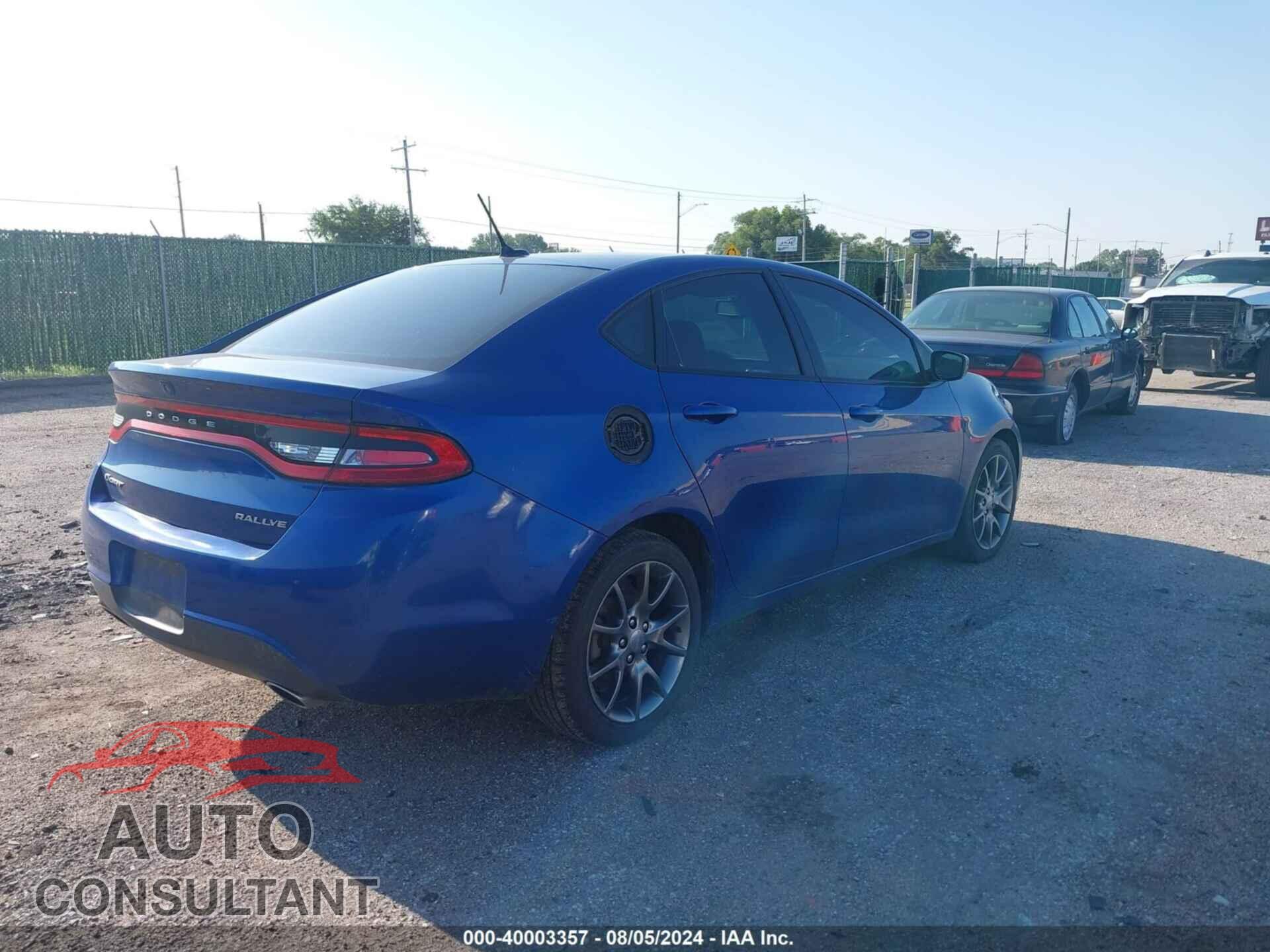DODGE DART 2013 - 1C3CDFBAXDD342438