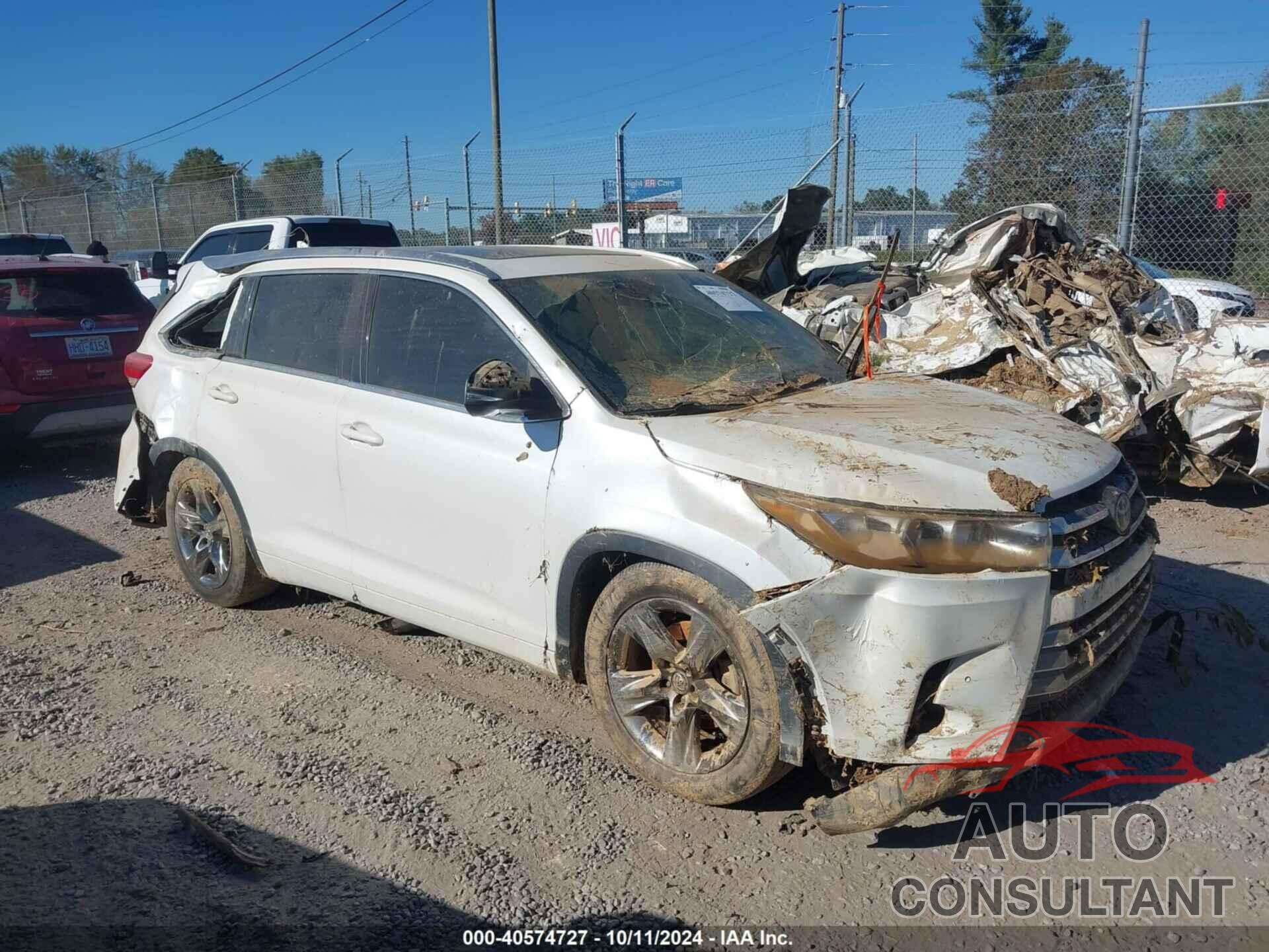 TOYOTA HIGHLANDER 2019 - 5TDYZRFH3KS341614