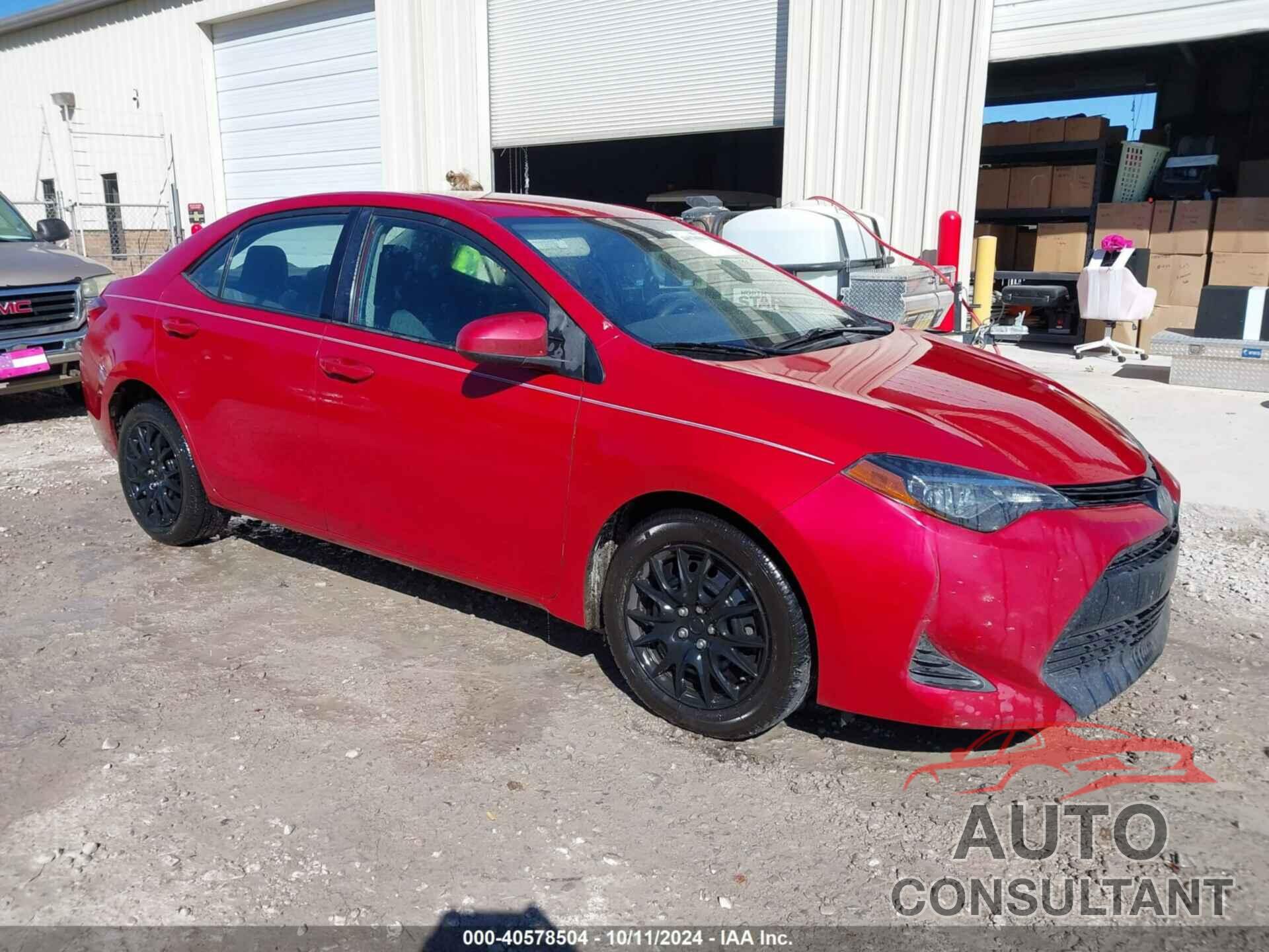 TOYOTA COROLLA 2019 - 2T1BURHE3KC201269
