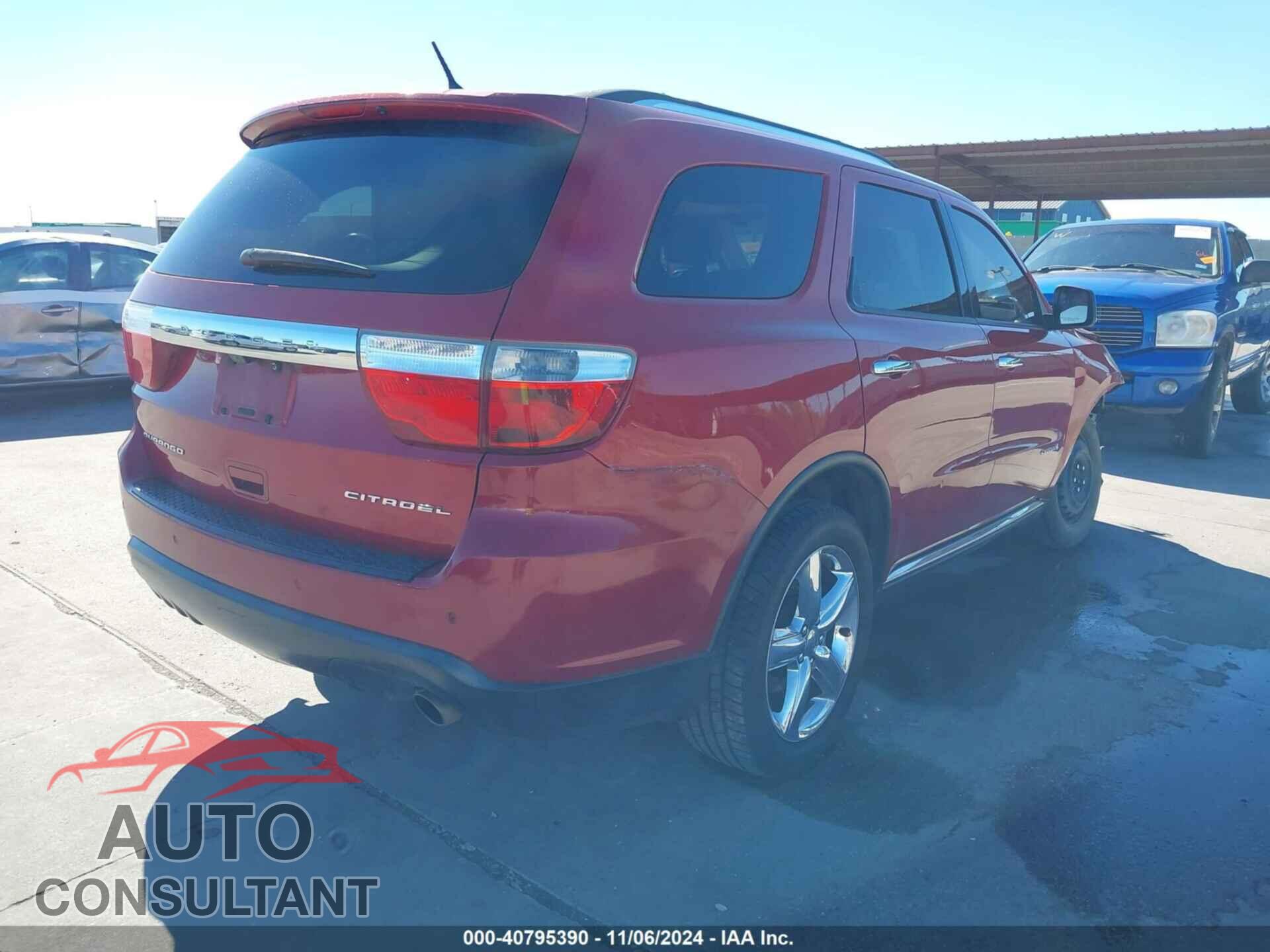 DODGE DURANGO 2011 - 1D4RD5GG9BC652938