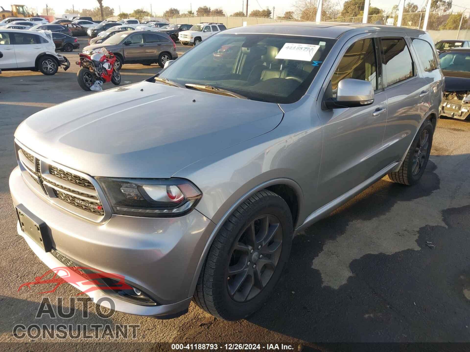 DODGE DURANGO 2017 - 1C4SDJCT2HC928704