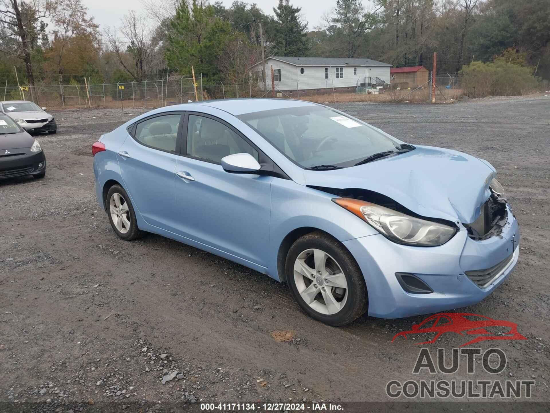 HYUNDAI ELANTRA 2013 - KMHDH4AE7DU723964