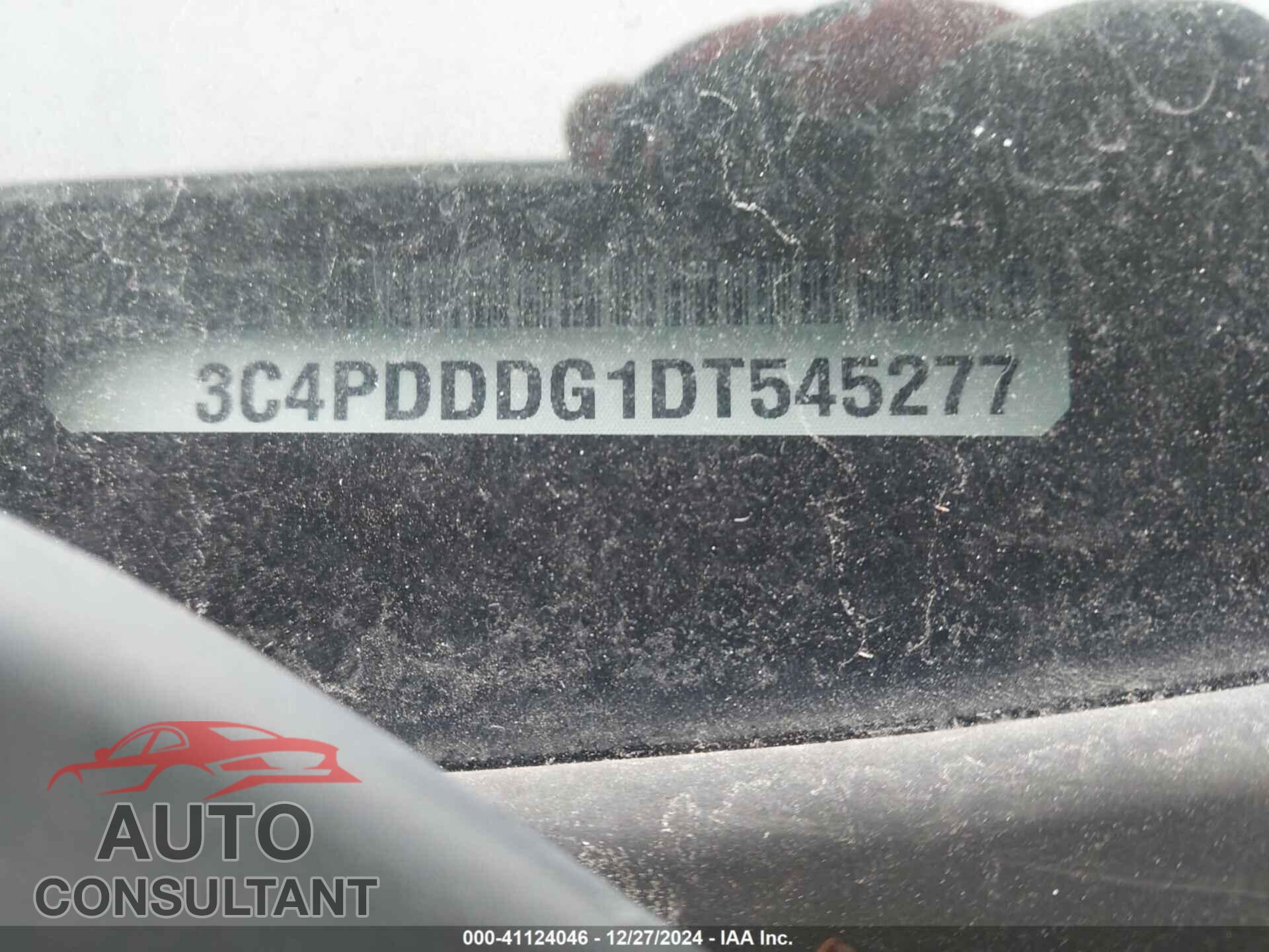 DODGE JOURNEY 2013 - 3C4PDDDG1DT545277