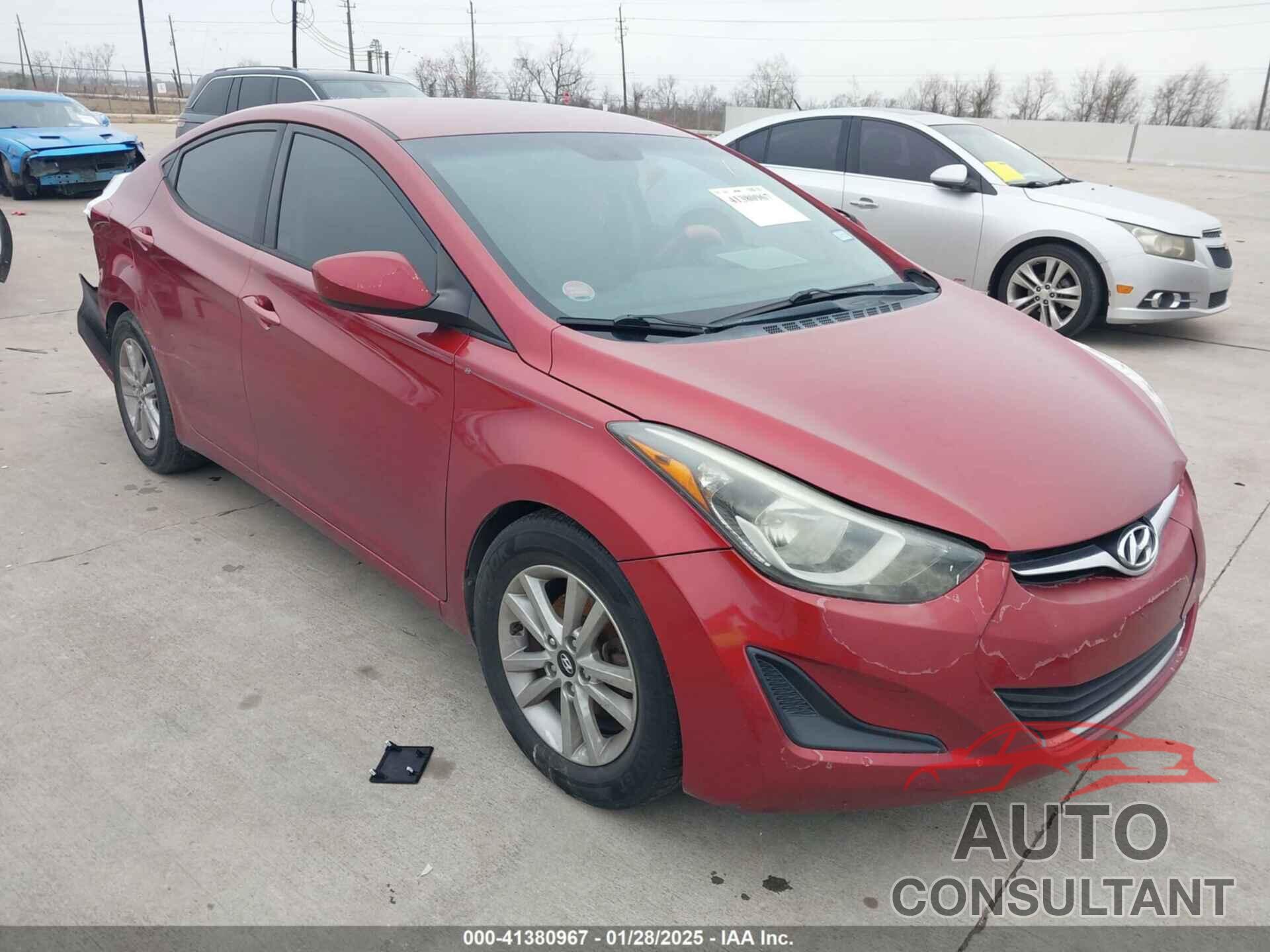 HYUNDAI ELANTRA 2016 - 5NPDH4AE3GH694417