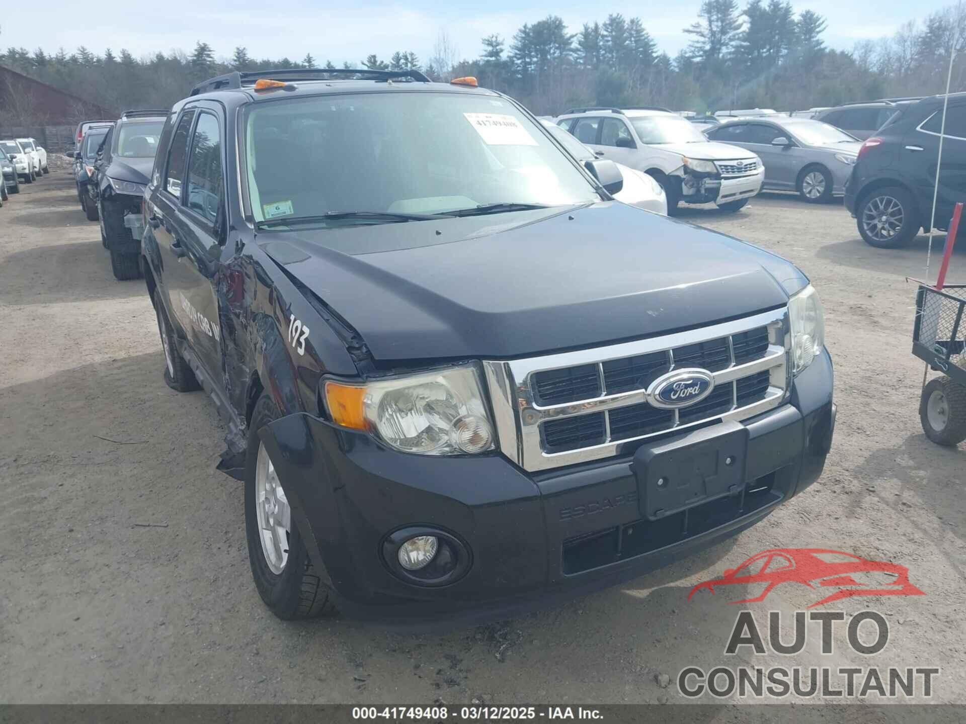 FORD ESCAPE 2012 - 1FMCU9DG4CKA32547