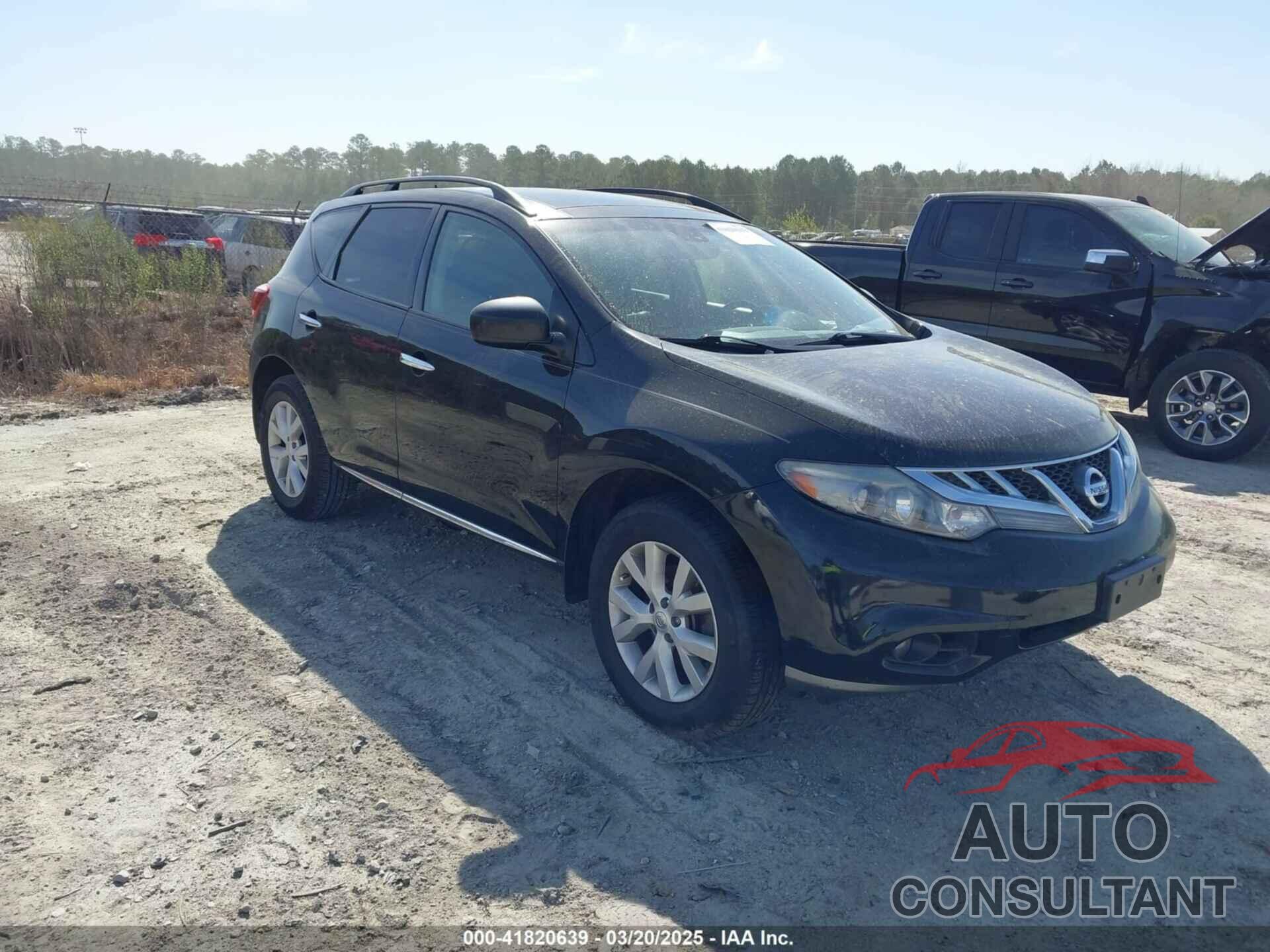 NISSAN MURANO 2012 - JN8AZ1MU6CW109632