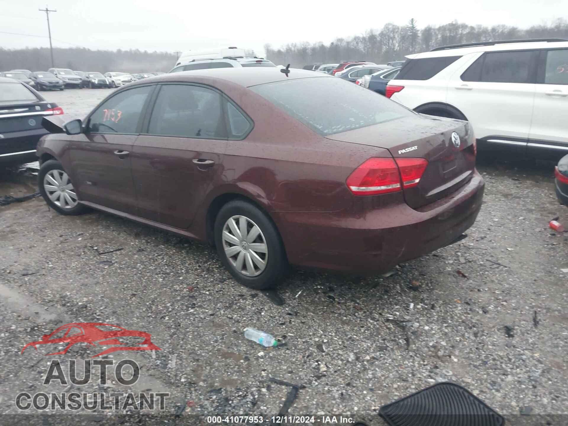VOLKSWAGEN PASSAT 2012 - 1VWAP7A37CC065591