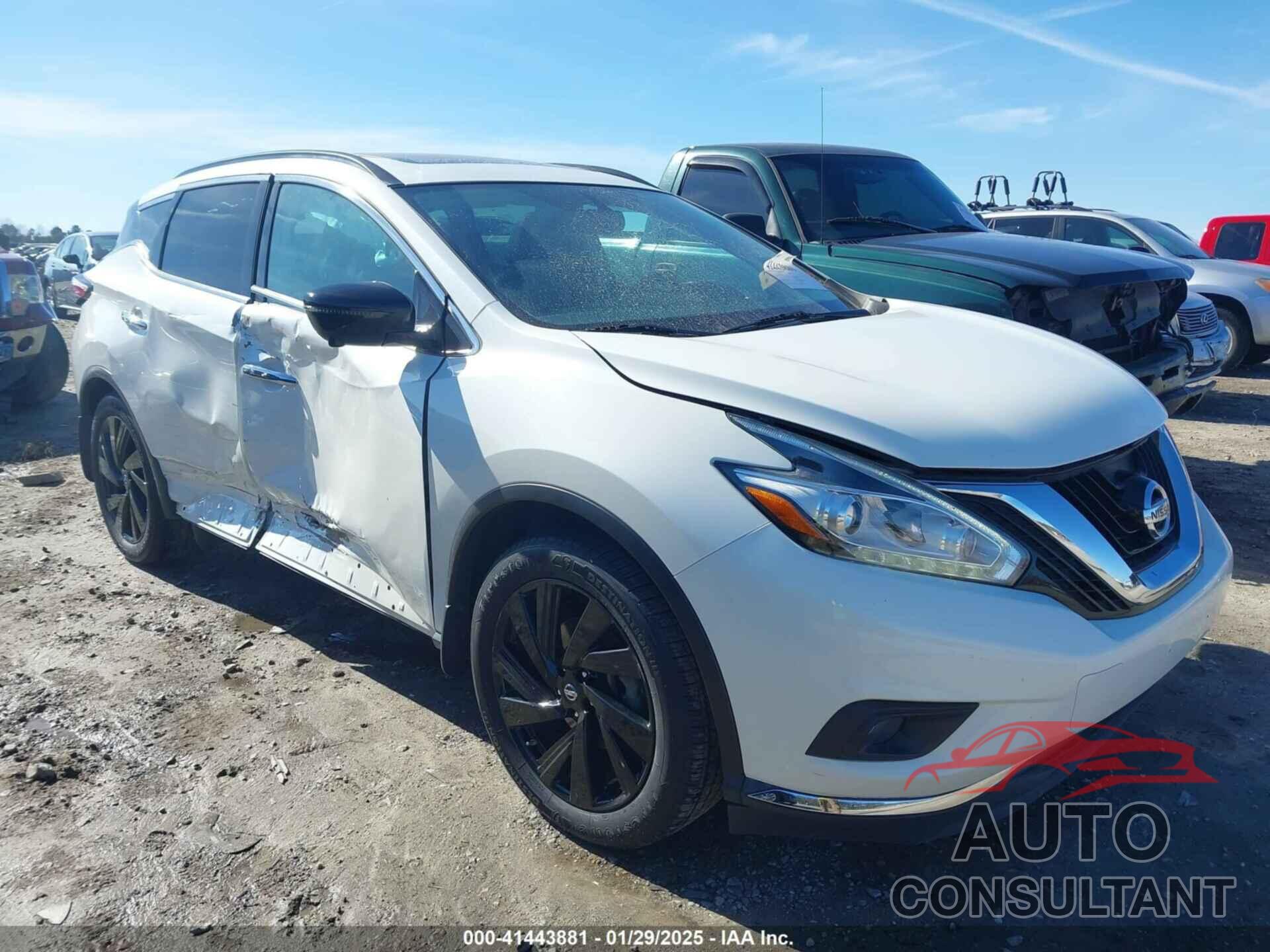 NISSAN MURANO 2017 - 5N1AZ2MH8HN146937