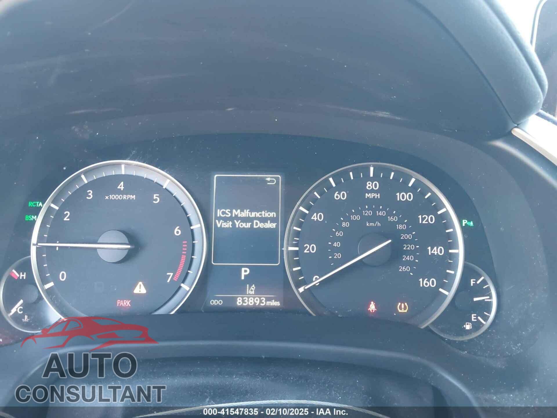 LEXUS RX 350 2017 - 2T2BZMCA4HC127003