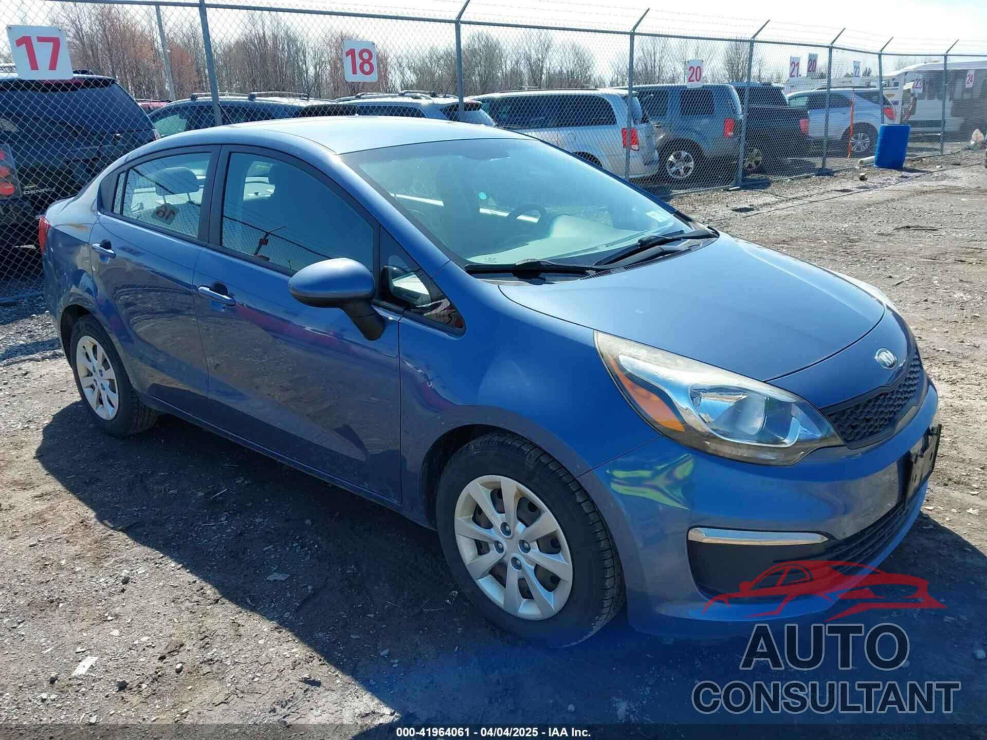 KIA RIO 2016 - KNADM4A33G6647339