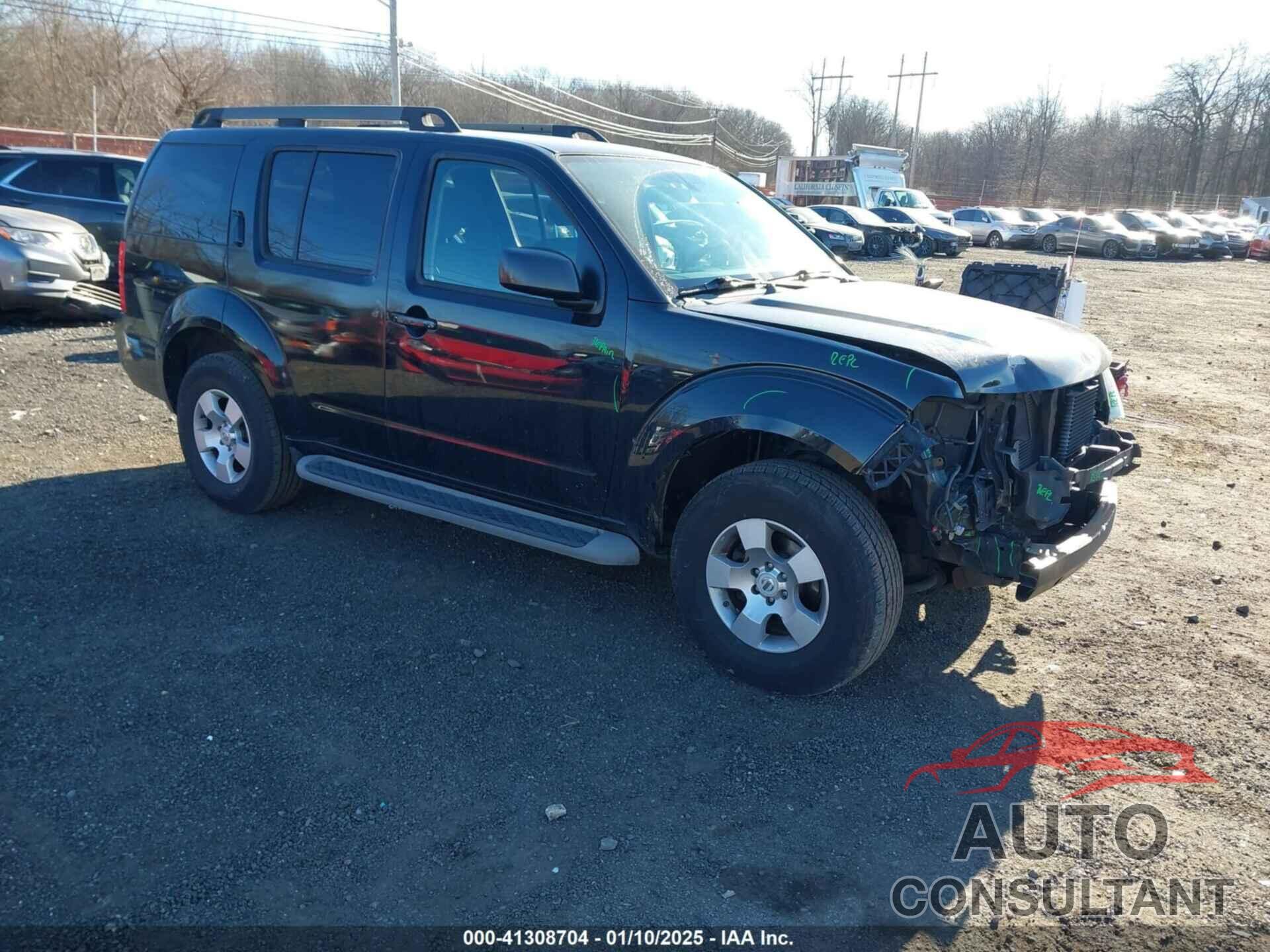 NISSAN PATHFINDER 2010 - 5N1AR1NB8AC617376