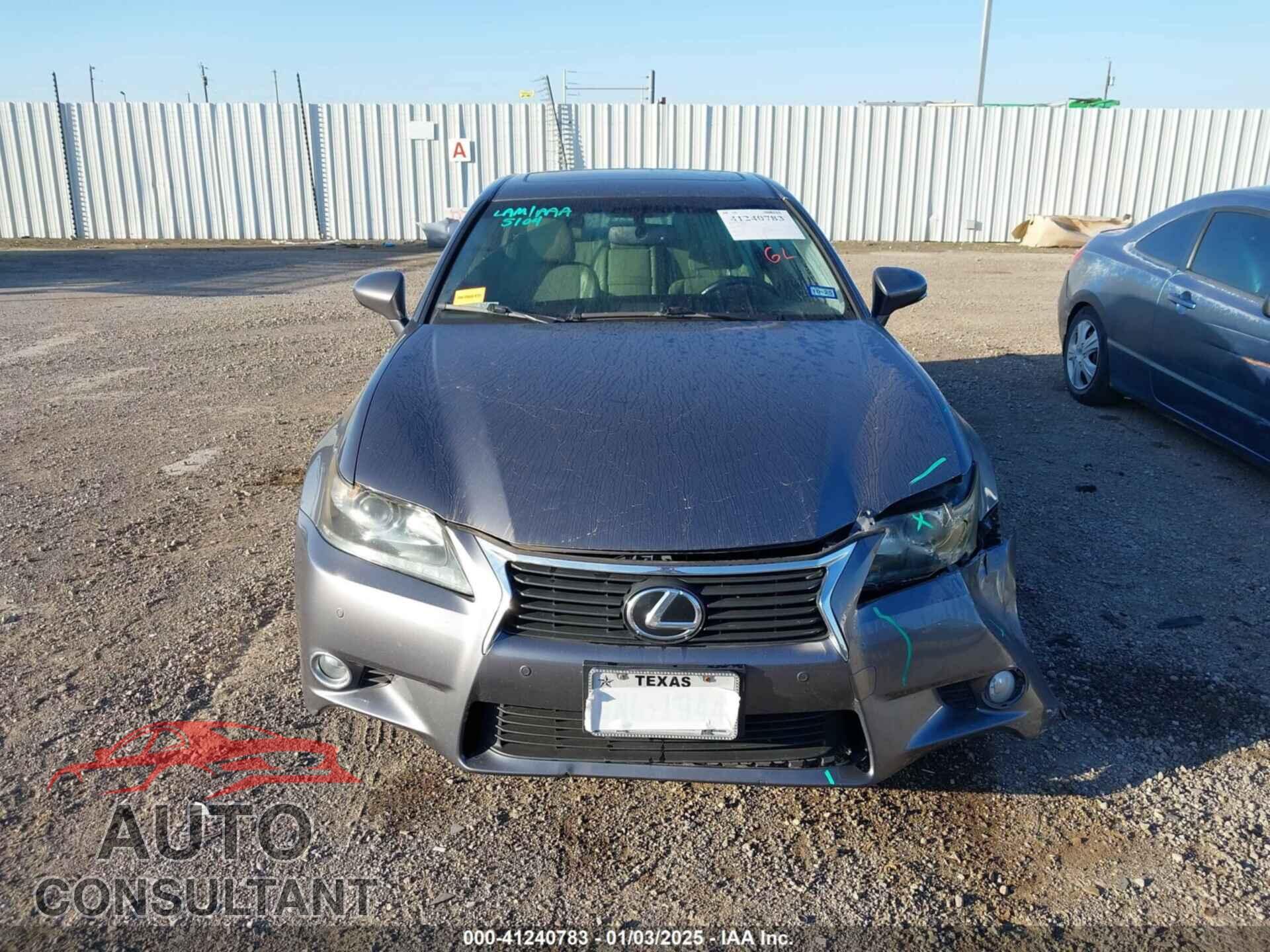 LEXUS GS 2013 - JTHBE1BL8D5016767