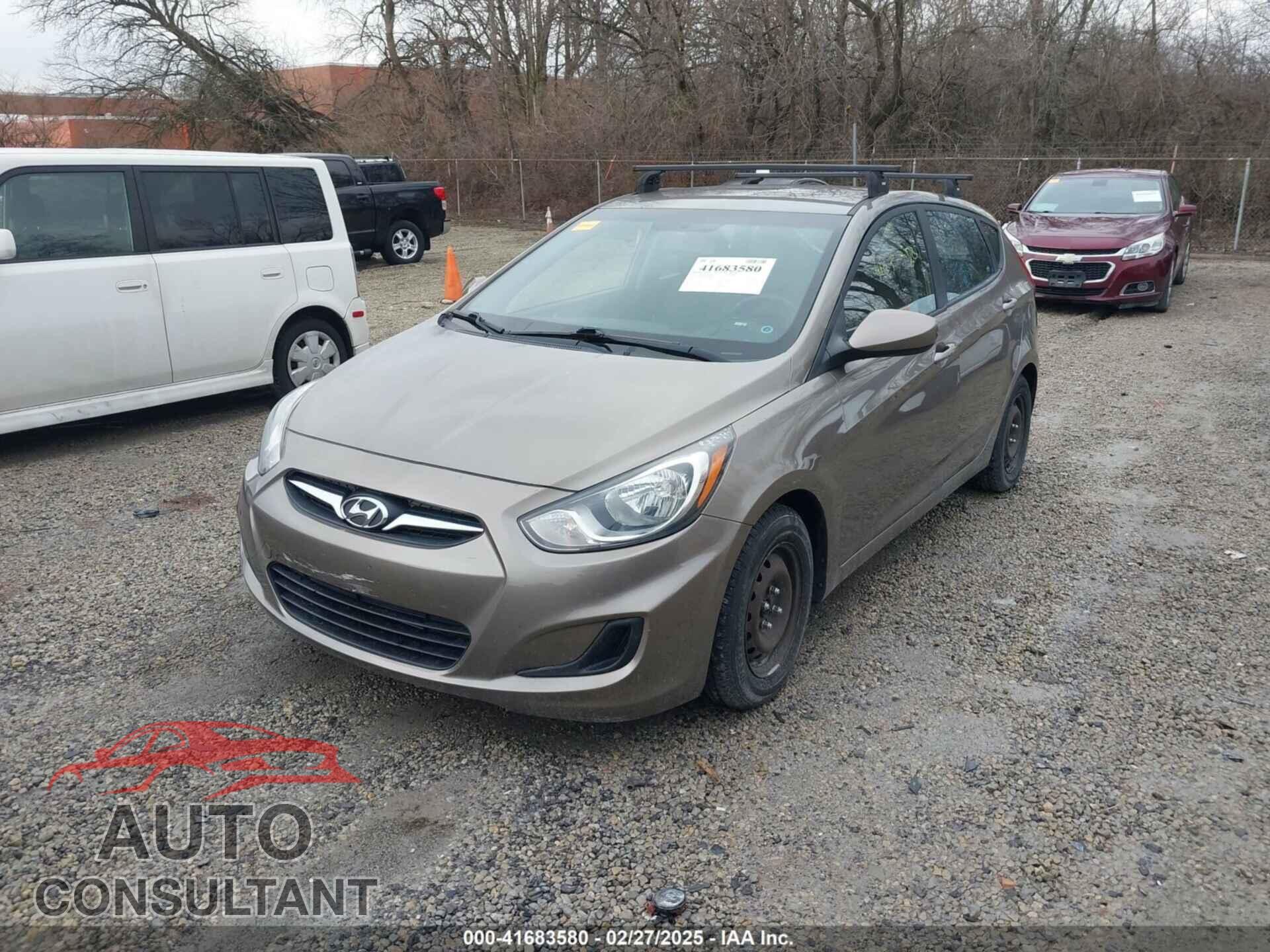 HYUNDAI ACCENT 2013 - KMHCT5AE9DU088357