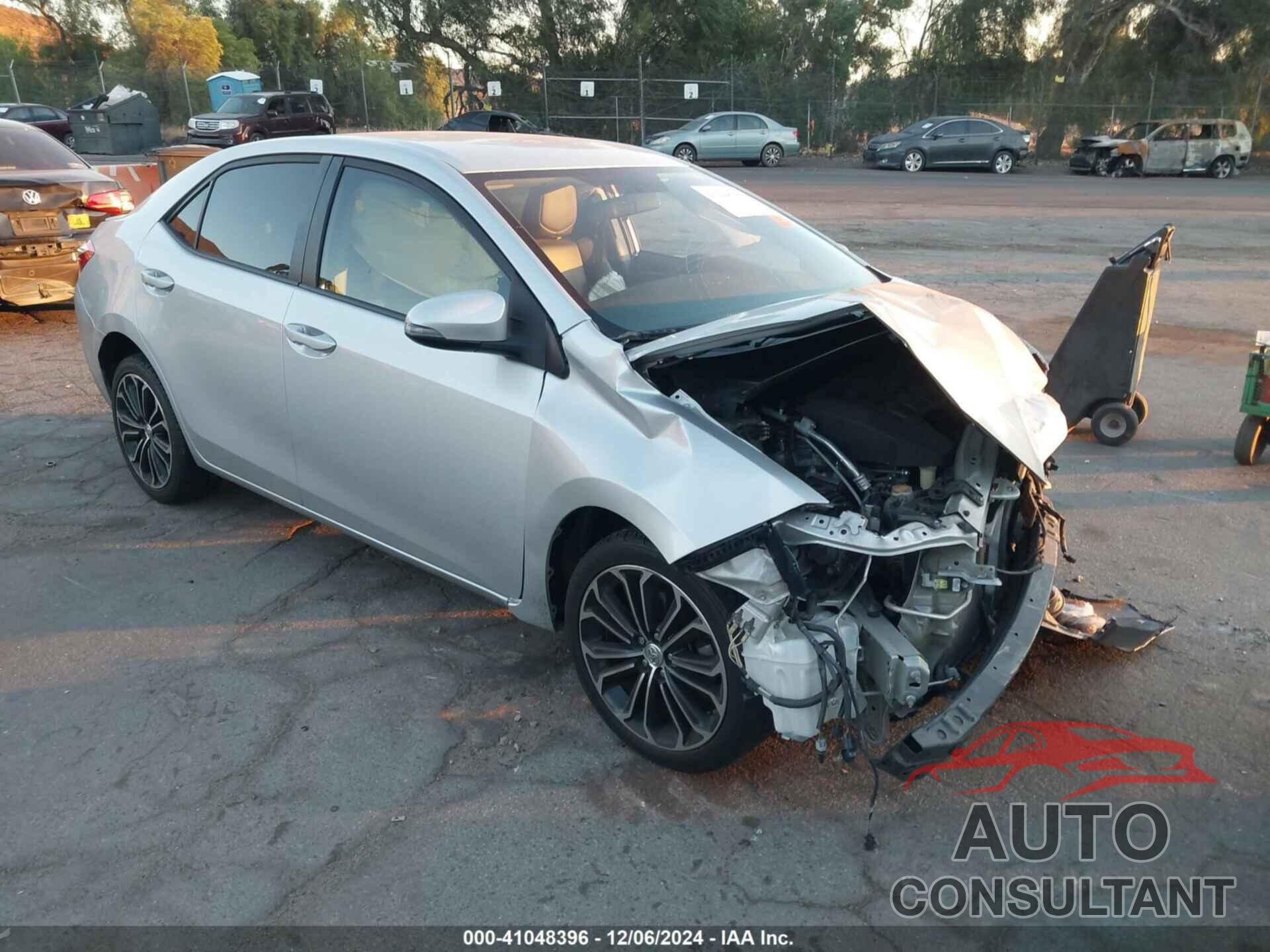 TOYOTA COROLLA 2015 - 5YFBURHEXFP345066