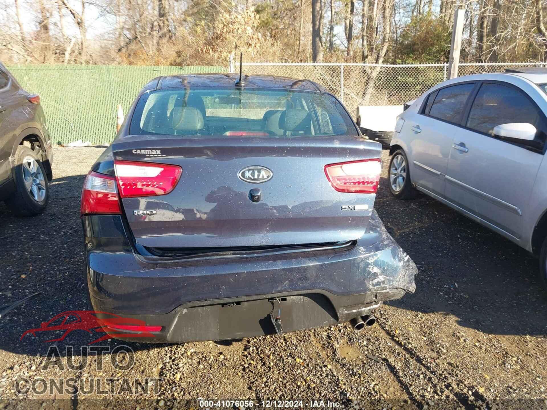 KIA RIO 2012 - KNADN4A34C6058078