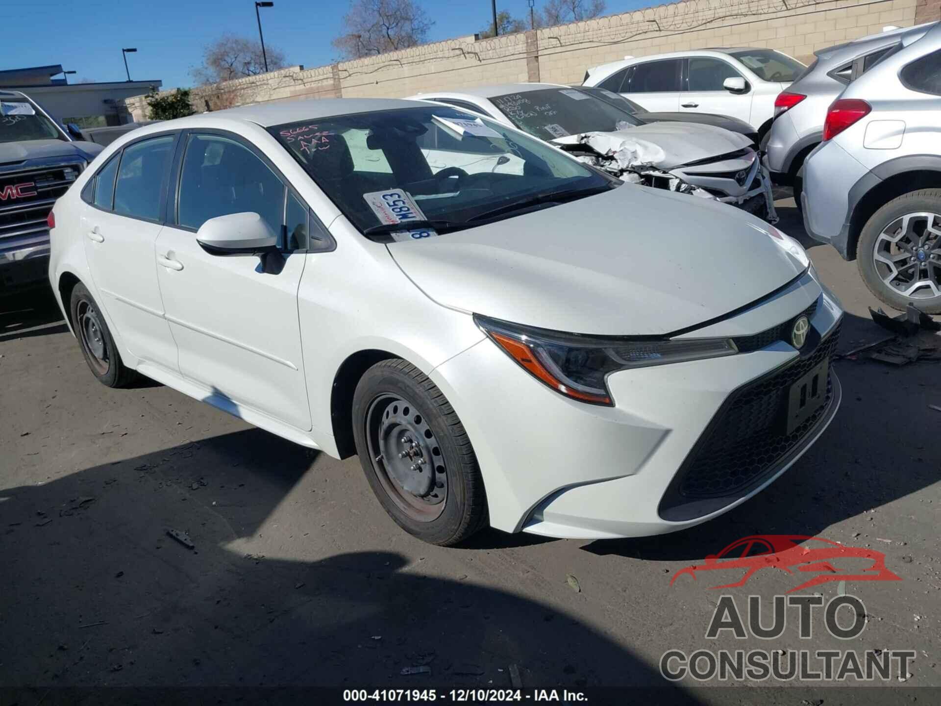 TOYOTA COROLLA 2021 - JTDEPMAE6MJ135180